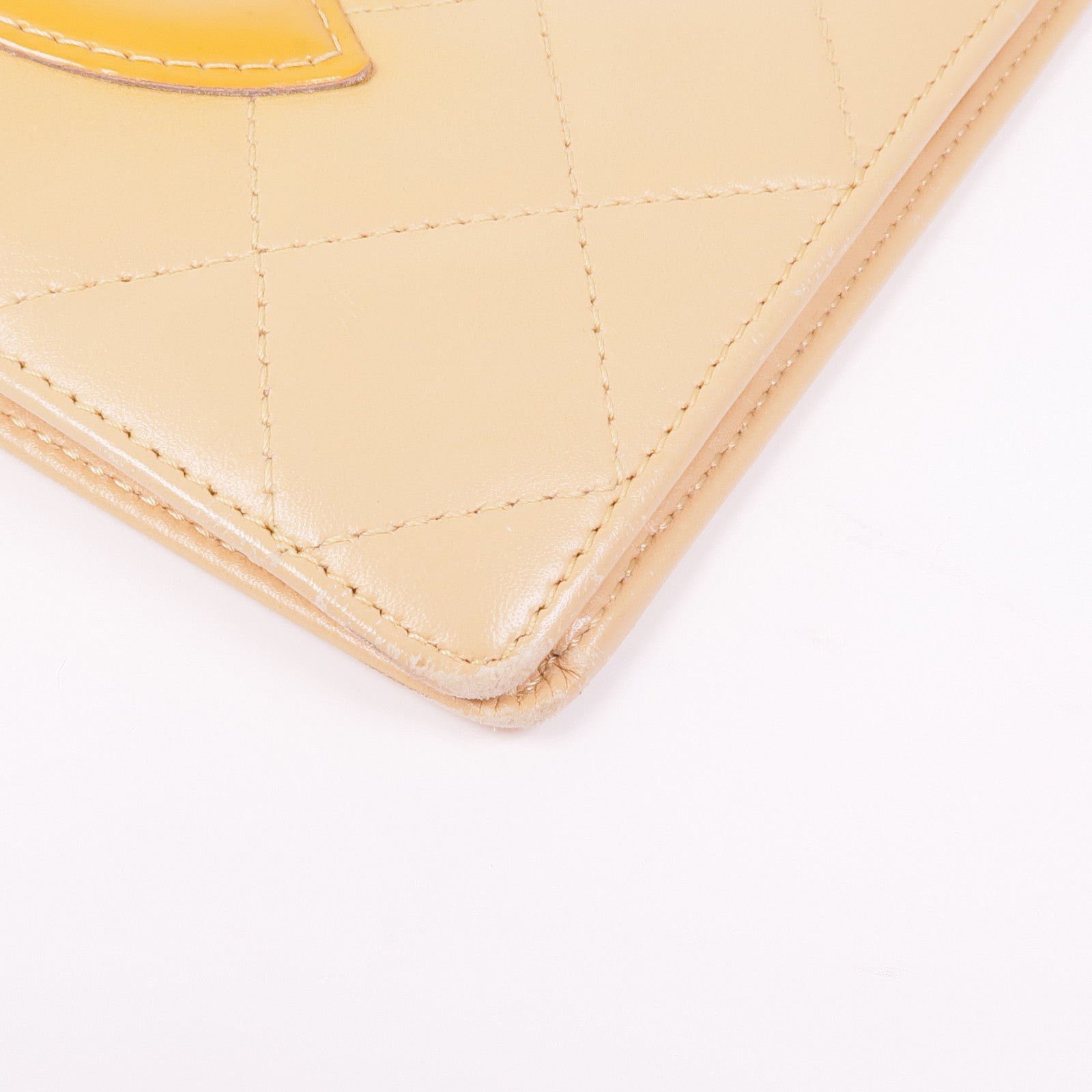 CHANEL 牛皮皮革Cambon Long Wallet銀扣長錢包