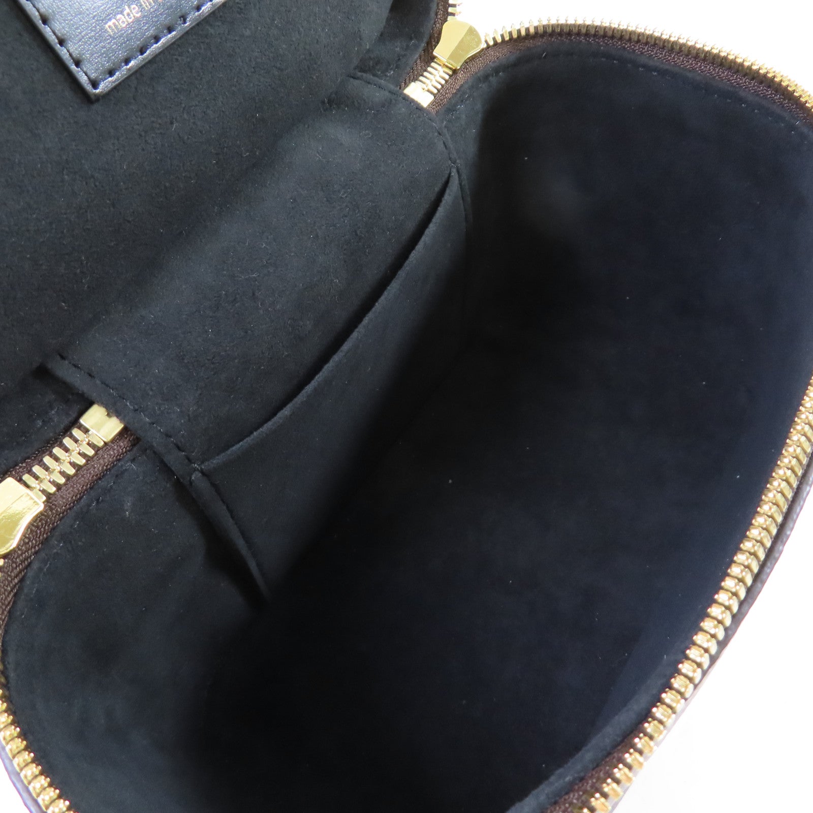 LOUIS VUITTON Monogram Reverse Vanity PM金扣手挽肩背兩用袋啡色