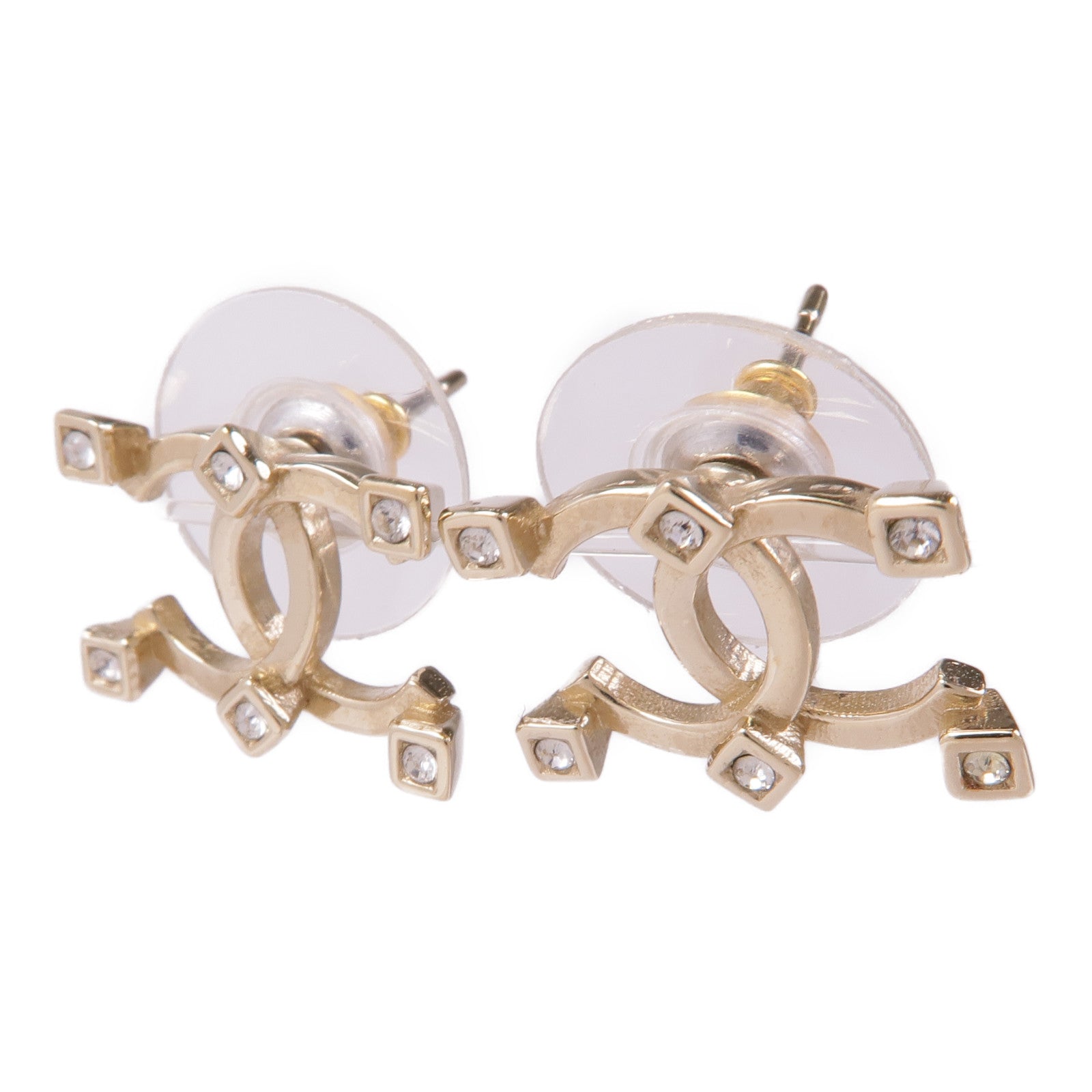 CHANEL CC Earrings Accessories Metal Gold