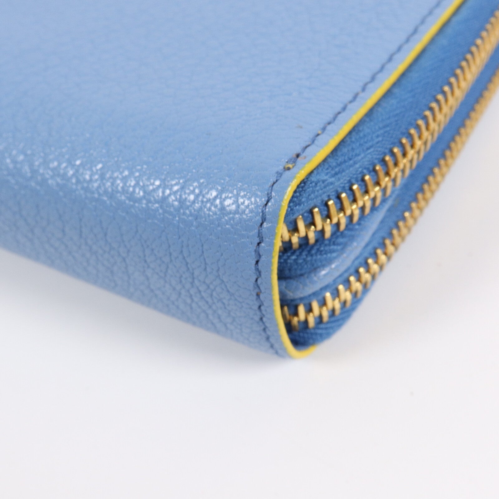 Miu Miu 牛皮皮革Zipper Long Wallet長錢包