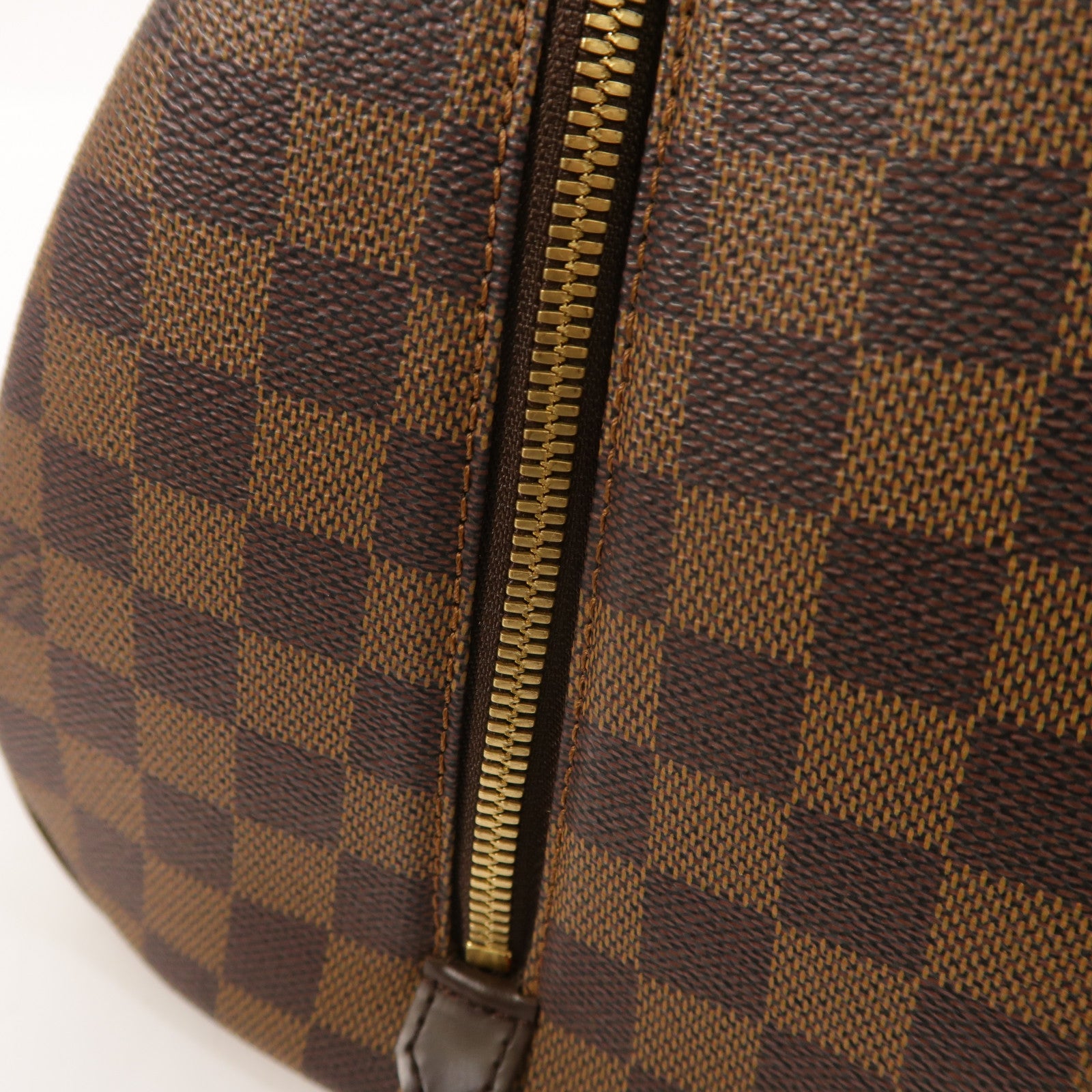 LOUIS VUITTON Damier Ribera MM金扣手挽袋