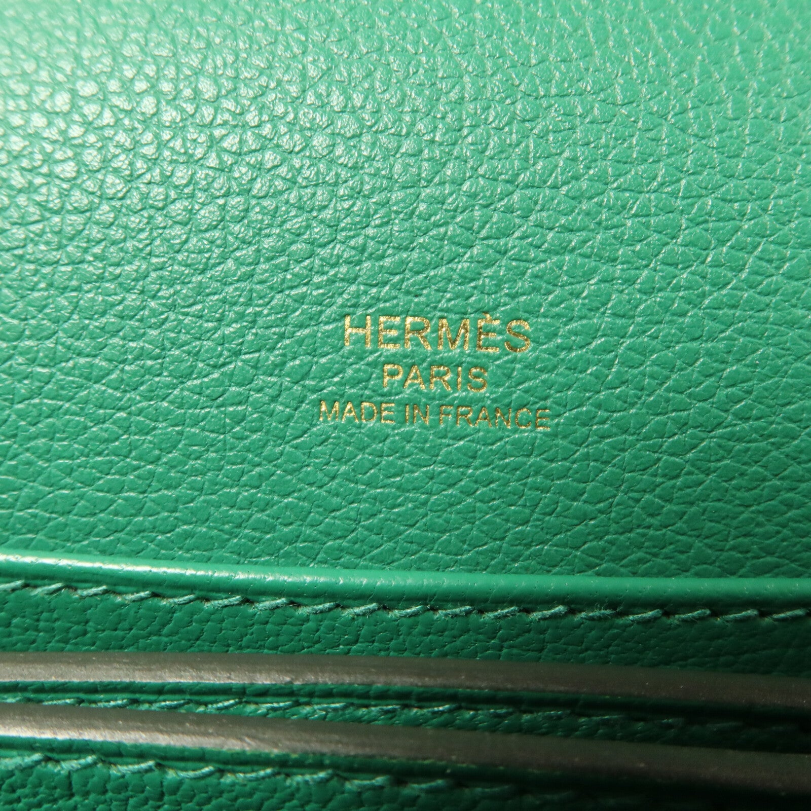 HERMES 【激減優惠】Evercolor皮革Roulis Mini肩背袋Vert Vertigo