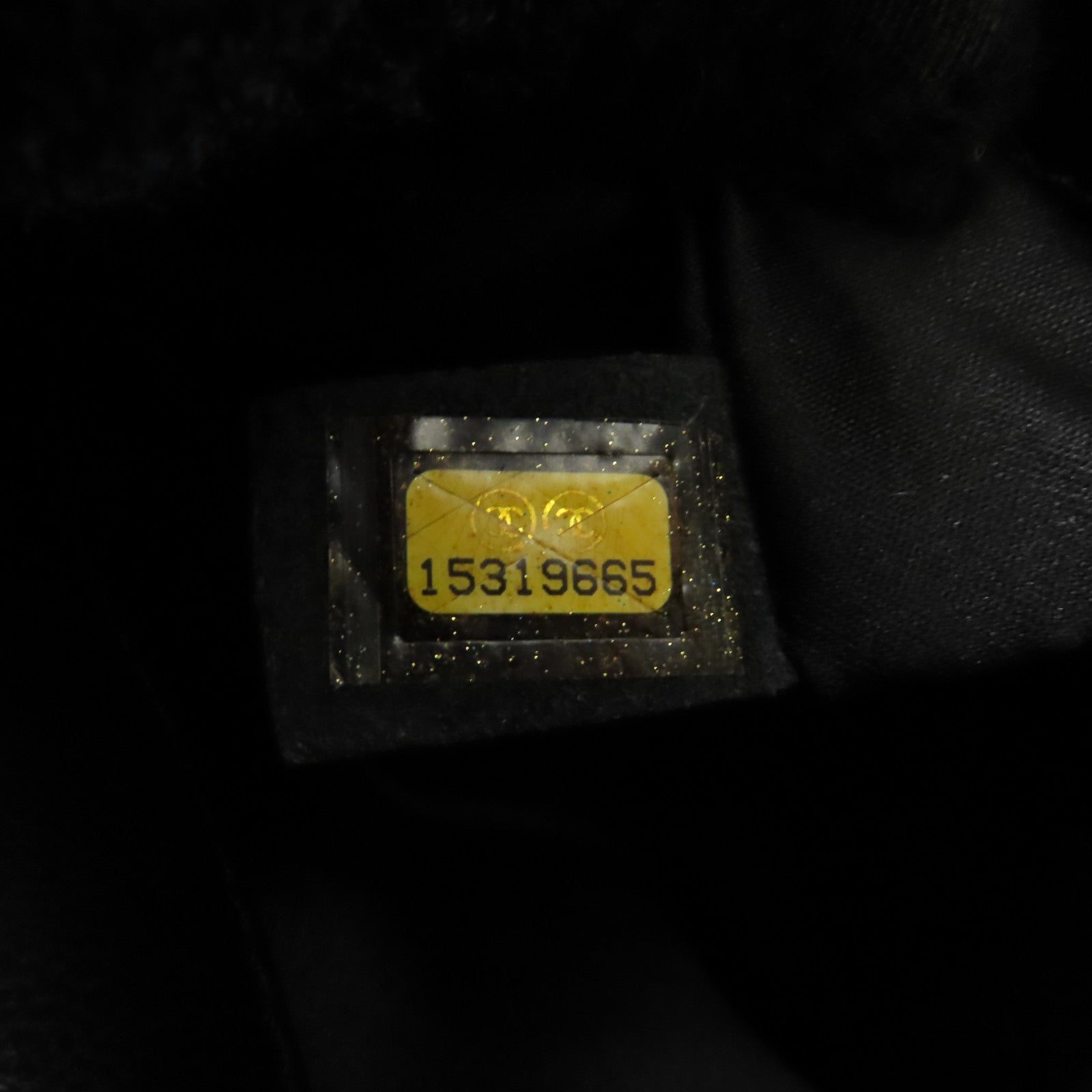 CHANEL 菱格羊皮皮革Chain Shoulder銀扣鏈帶肩背袋黑色