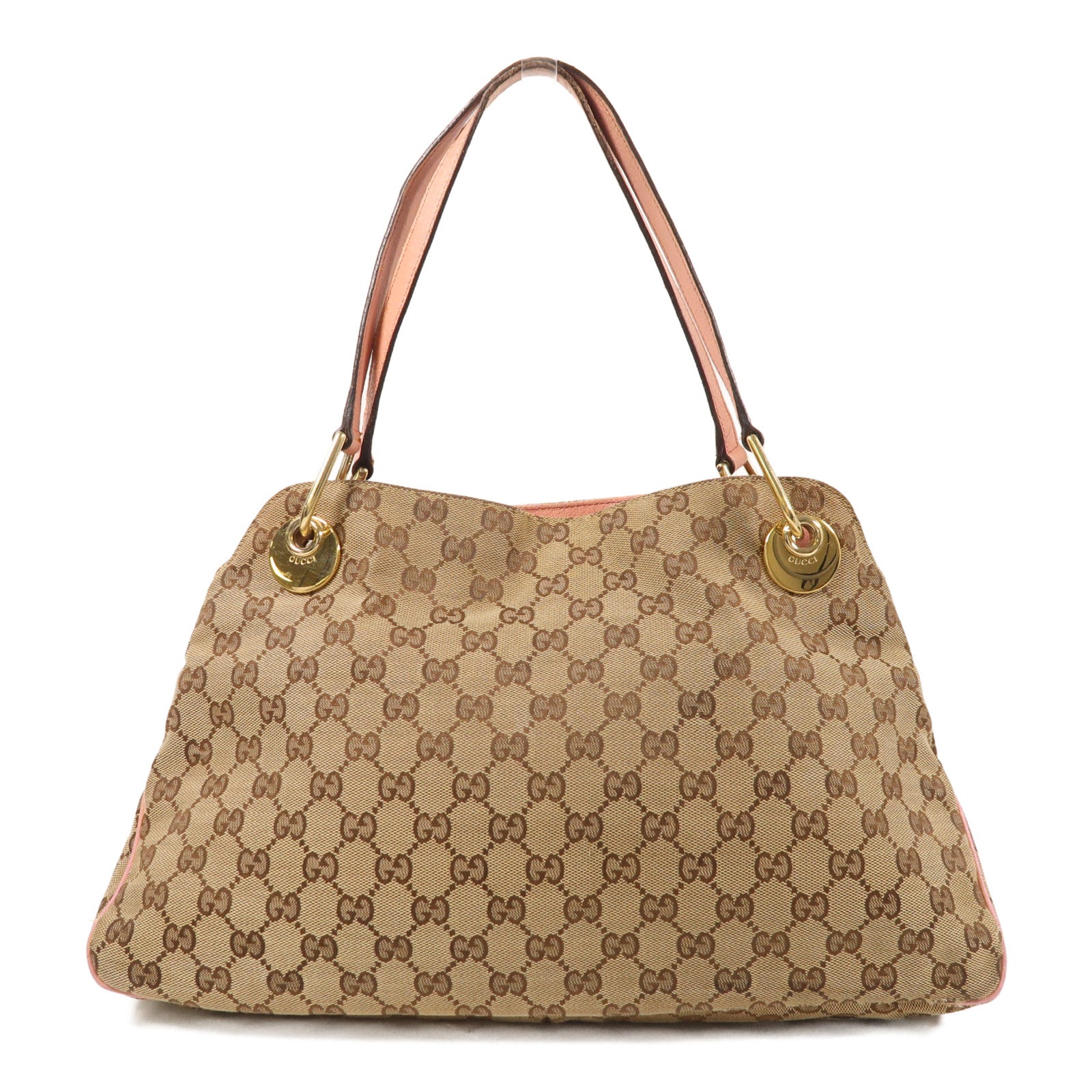 GUCCI 帆布Shoulder Bag金扣肩背袋