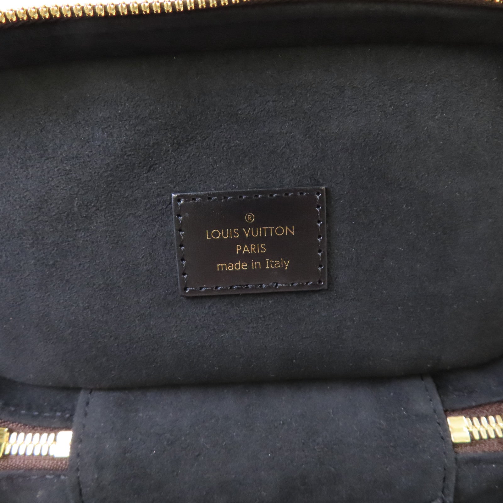 LOUIS VUITTON Monogram Reverse Vanity PM金扣手挽肩背兩用袋啡色