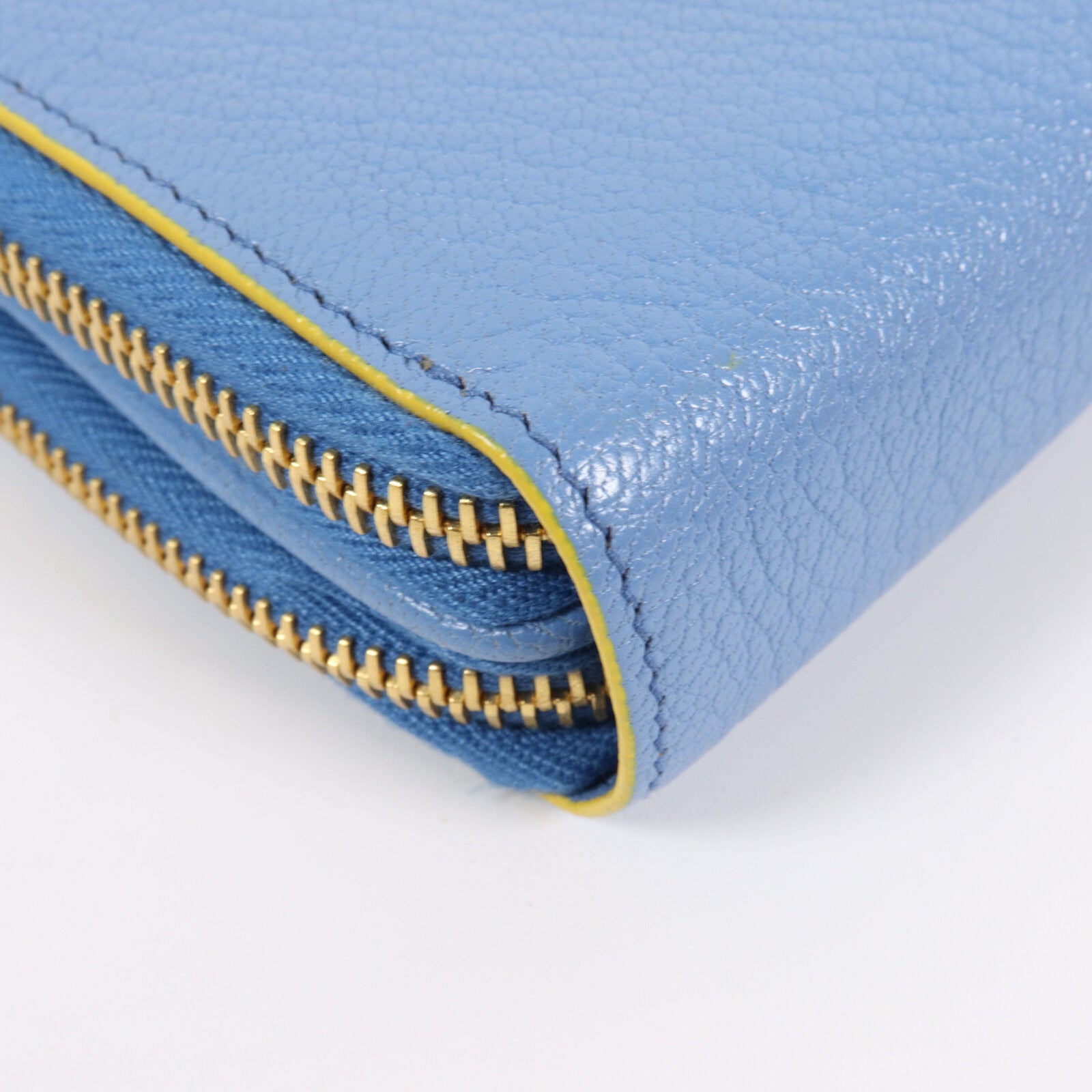 Miu Miu 牛皮皮革Zipper Long Wallet長錢包