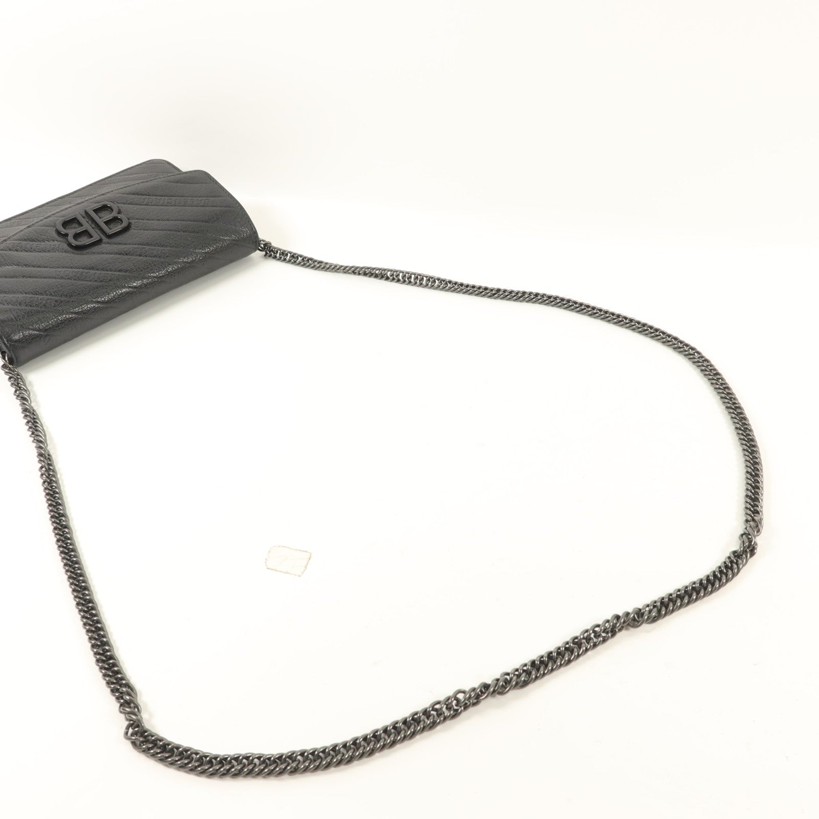 BALENCIAGA 牛皮皮革BB Wallet On Chain鏈帶肩背袋