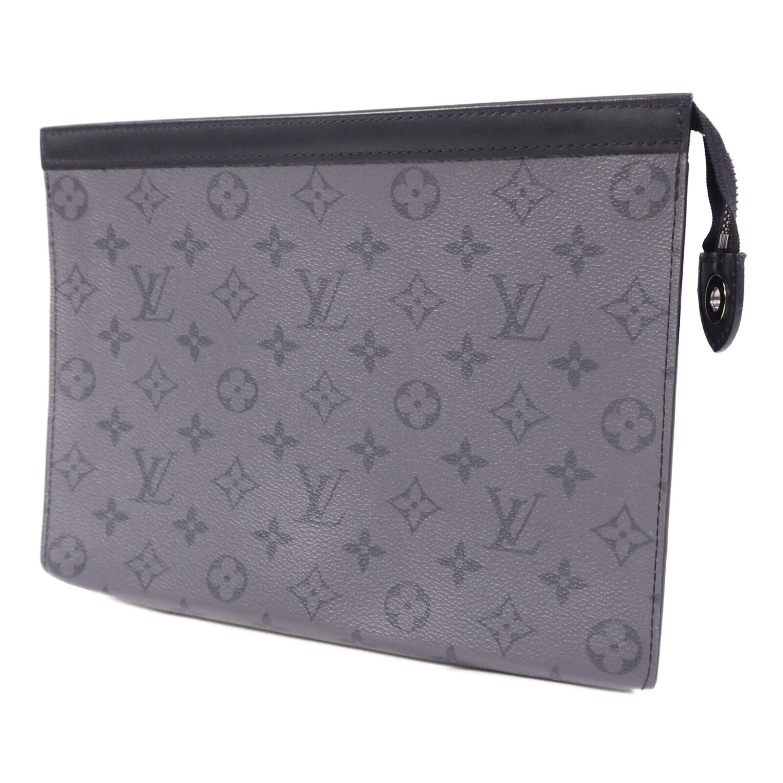 LOUIS VUITTON Monogram Pochette Voyage MM銀扣手拿包