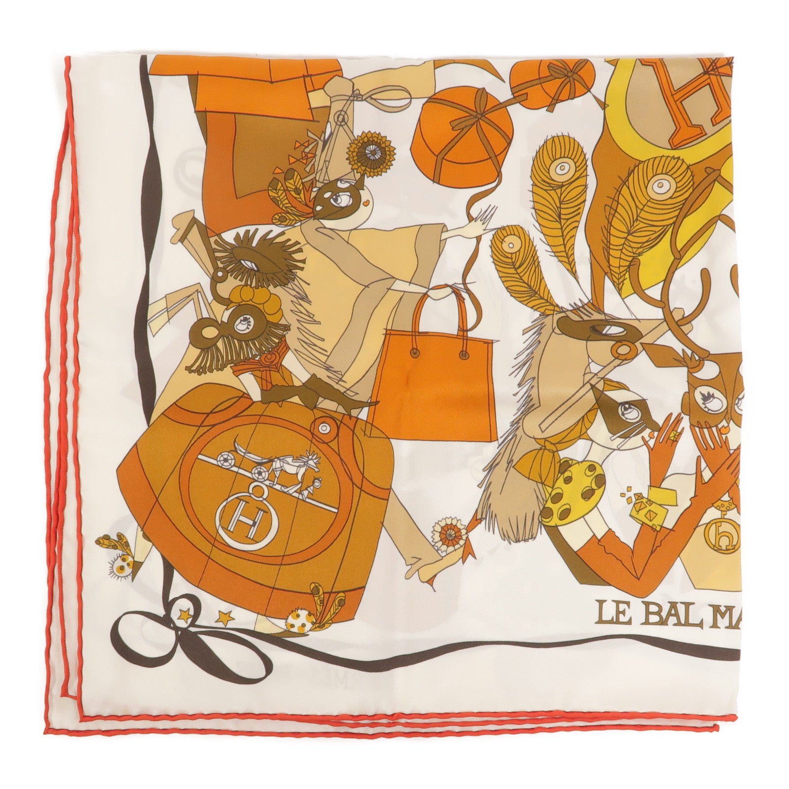 HERMES 絲質Scarf 65x65絲巾