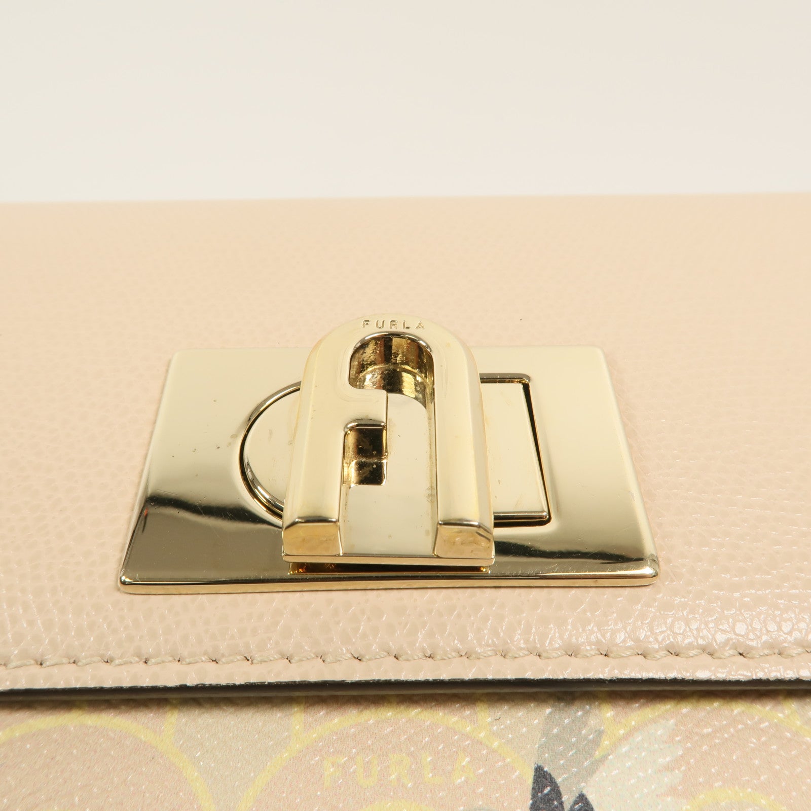 Furla 牛皮皮革1927 Crossbody Bag鏈帶肩背袋