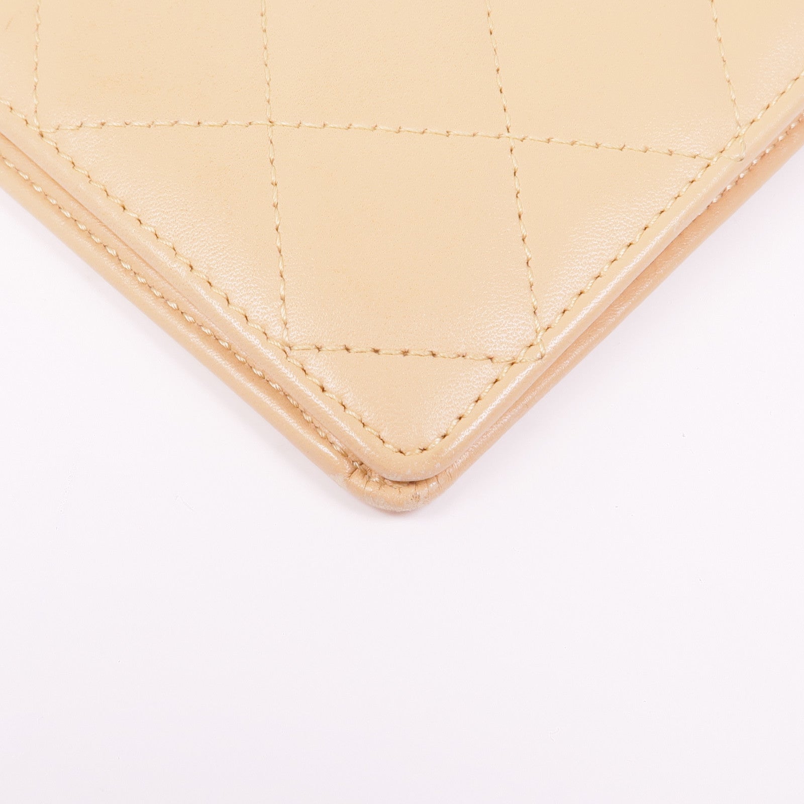 CHANEL 牛皮皮革Cambon Long Wallet銀扣長錢包