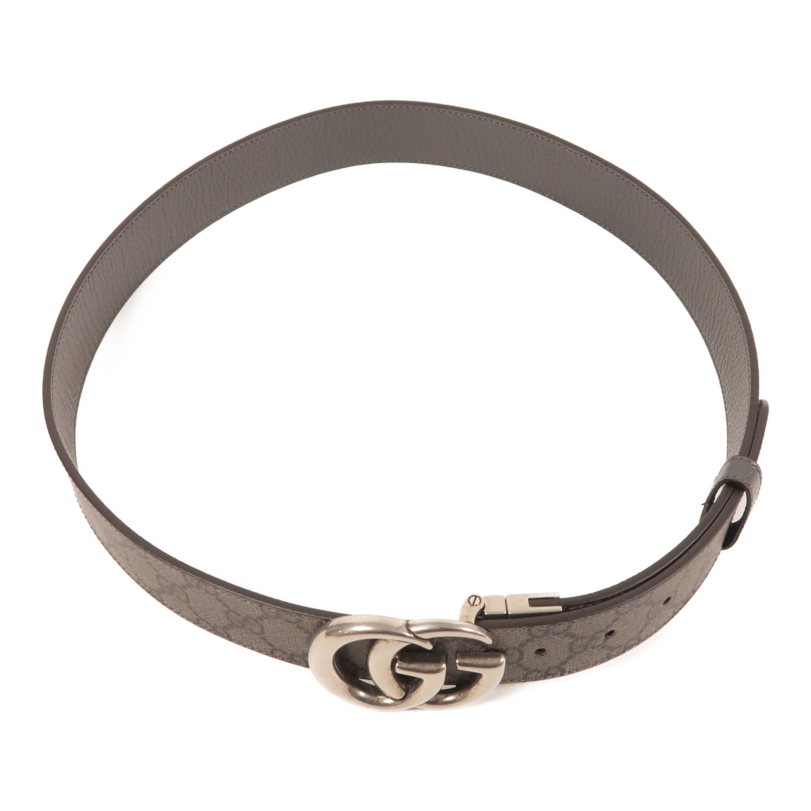 GUCCI 塗層帆布GG Marmont Reversible Belt皮帶