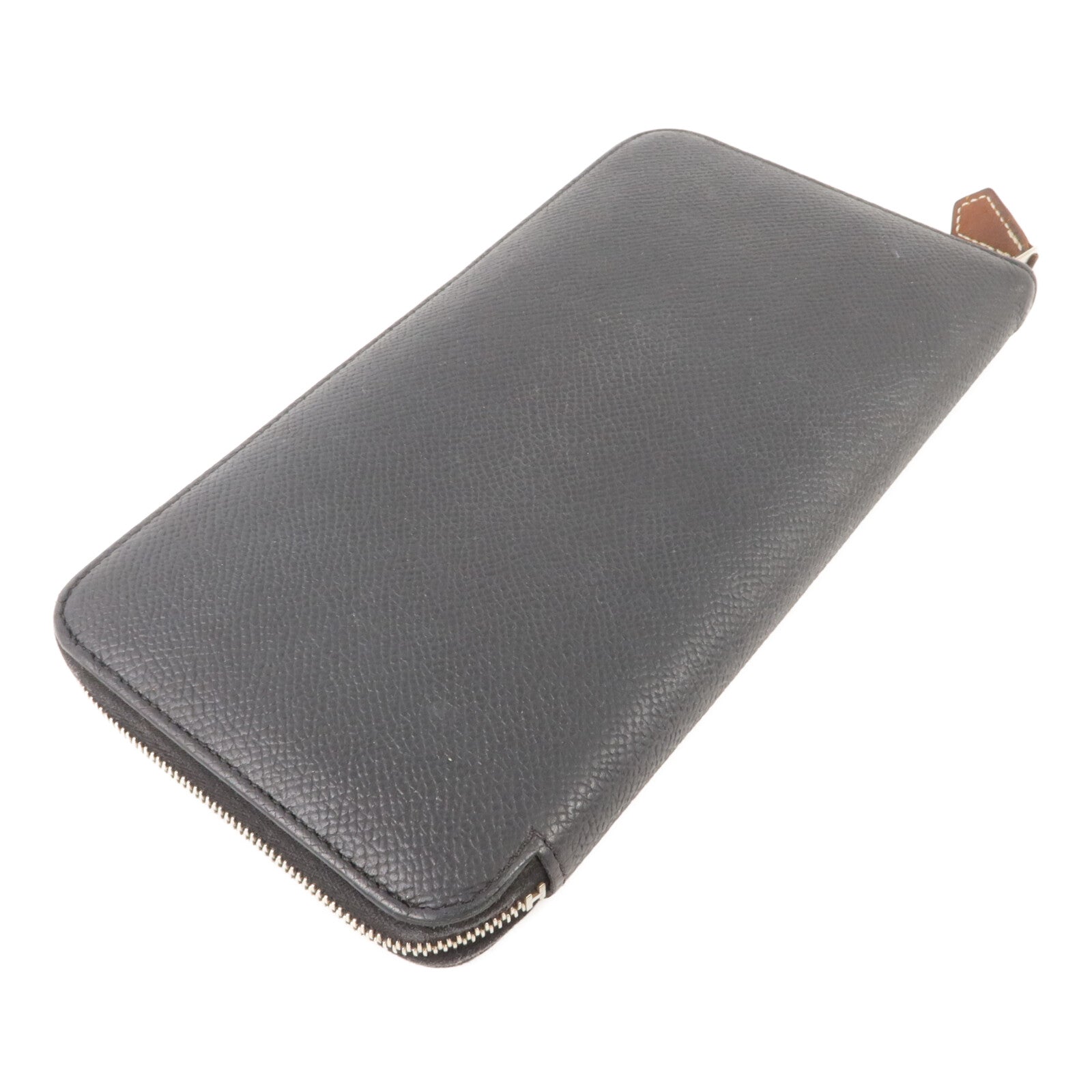 HERMES Epsom皮革Silk In Wallet長錢包Noir