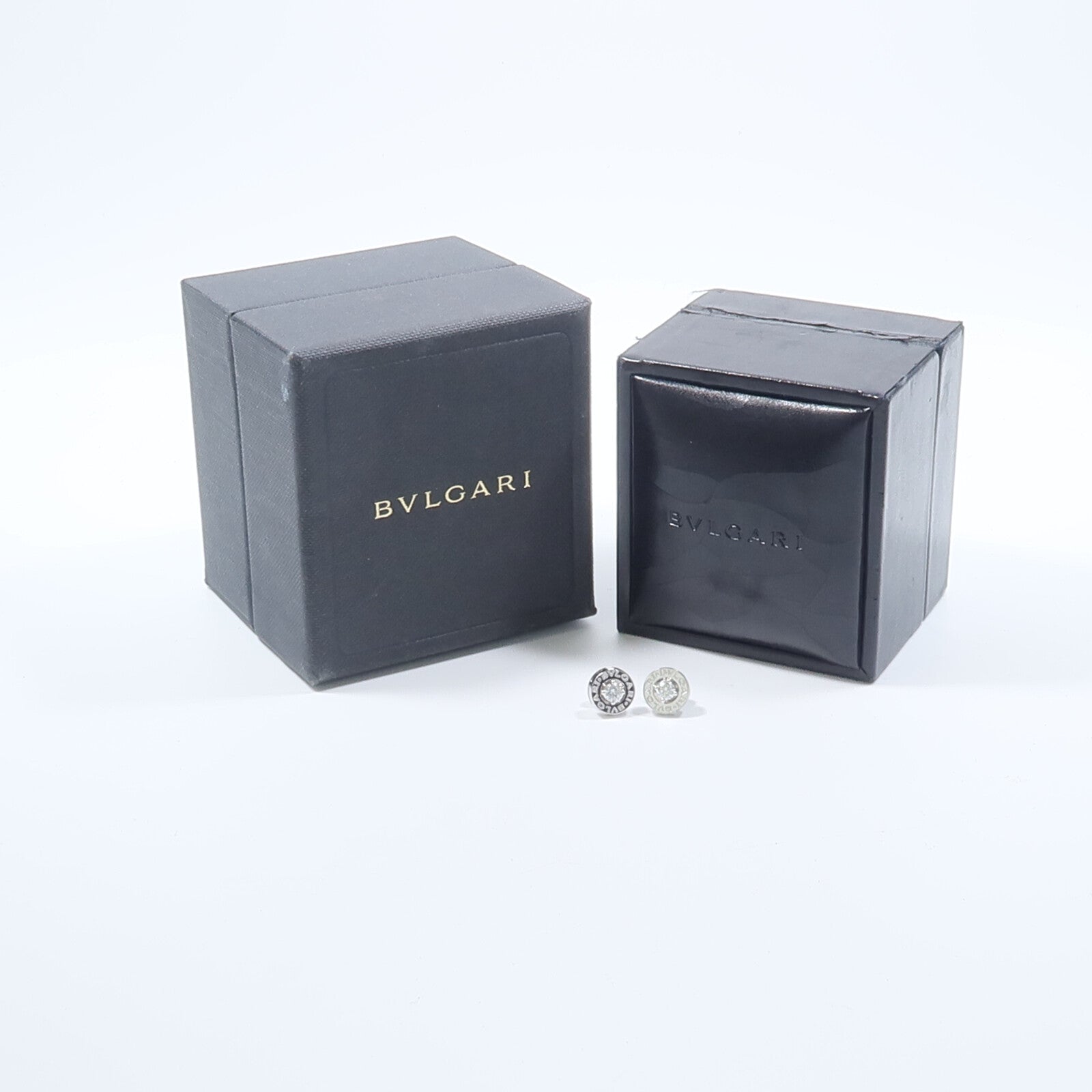 BVLGARI 18K白金Diamond Earrings鑽石耳環