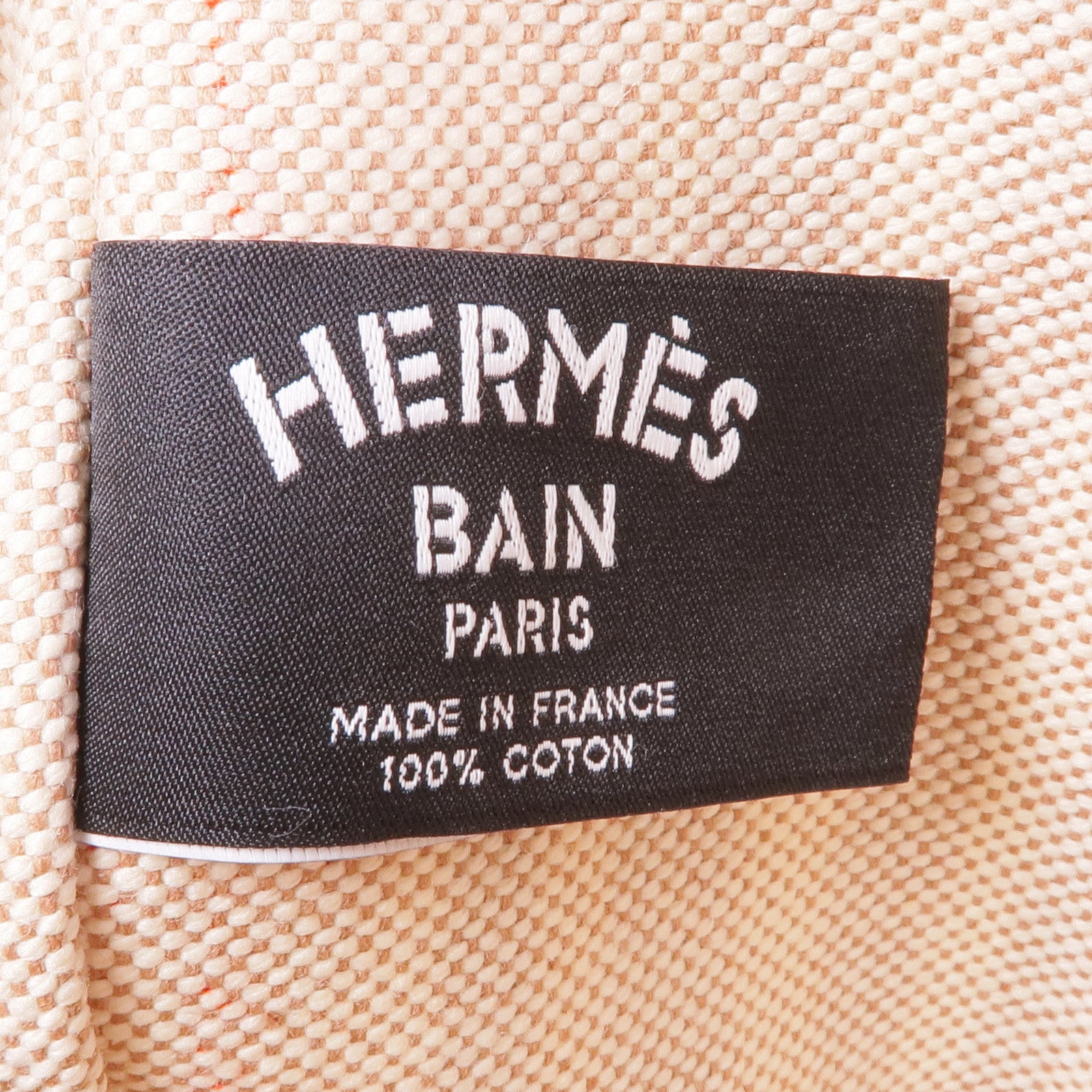 HERMES 帆布Le Bel Oasis Case銀扣手拿包