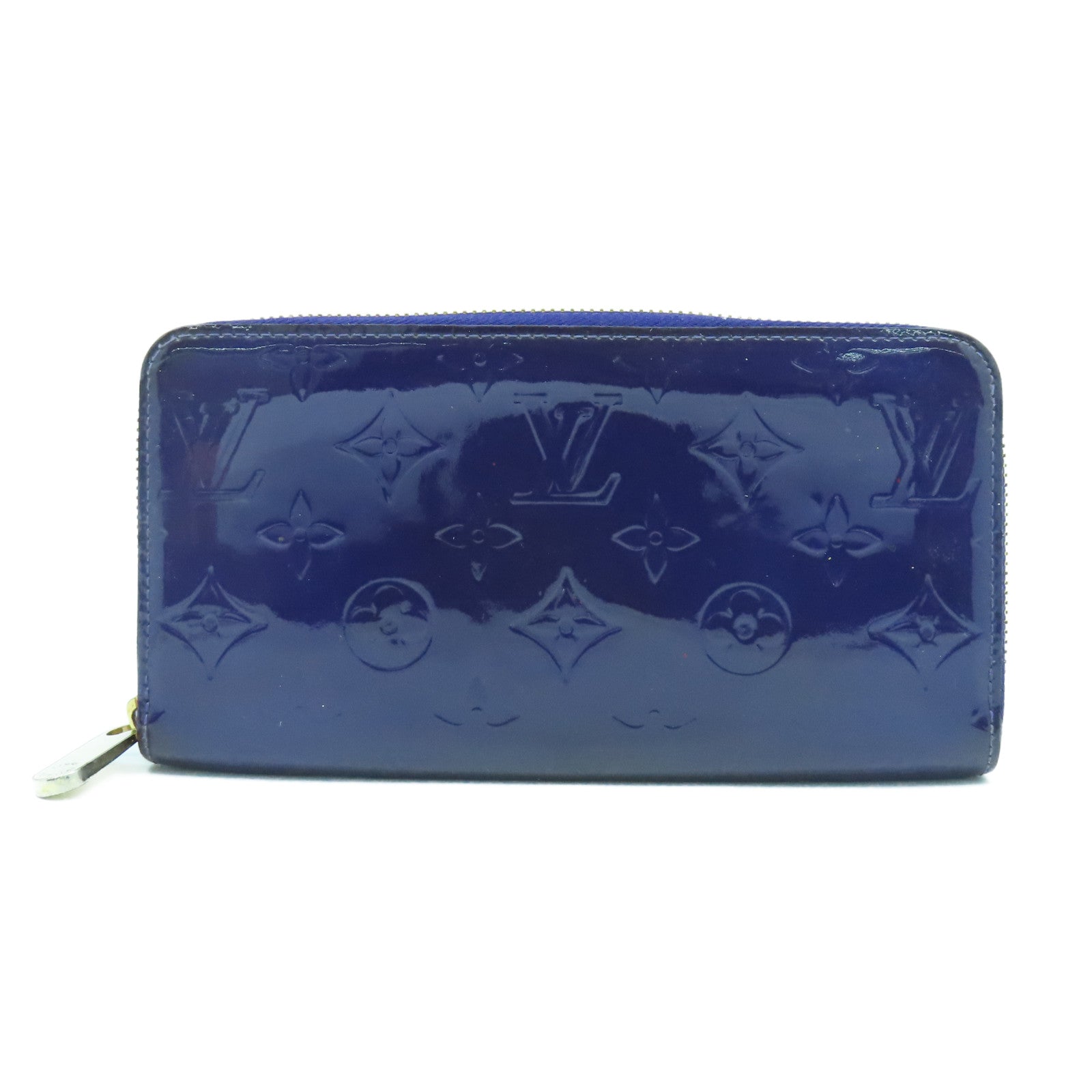 LOUIS VUITTON 【清倉大減價】Monogram Vernis Wallet金扣長錢包紫色