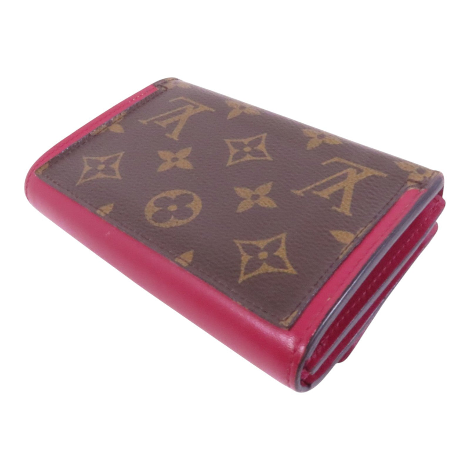 LOUIS VUITTON Monogram Portefeuille Wallet金扣短錢包