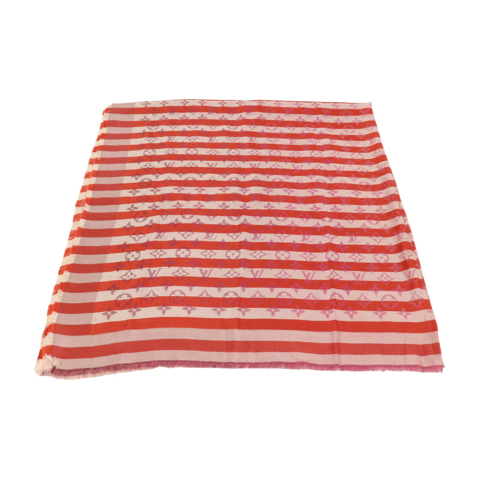 LOUIS VUITTON 絲質Scarf 140x135cm絲巾