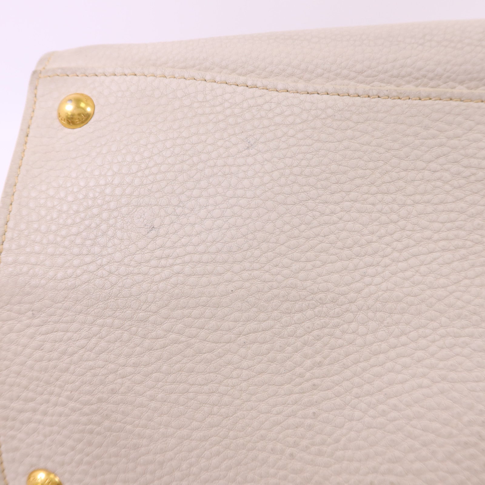 PRADA 牛皮皮革2 Way Shoulder Bag金扣手挽肩背兩用袋