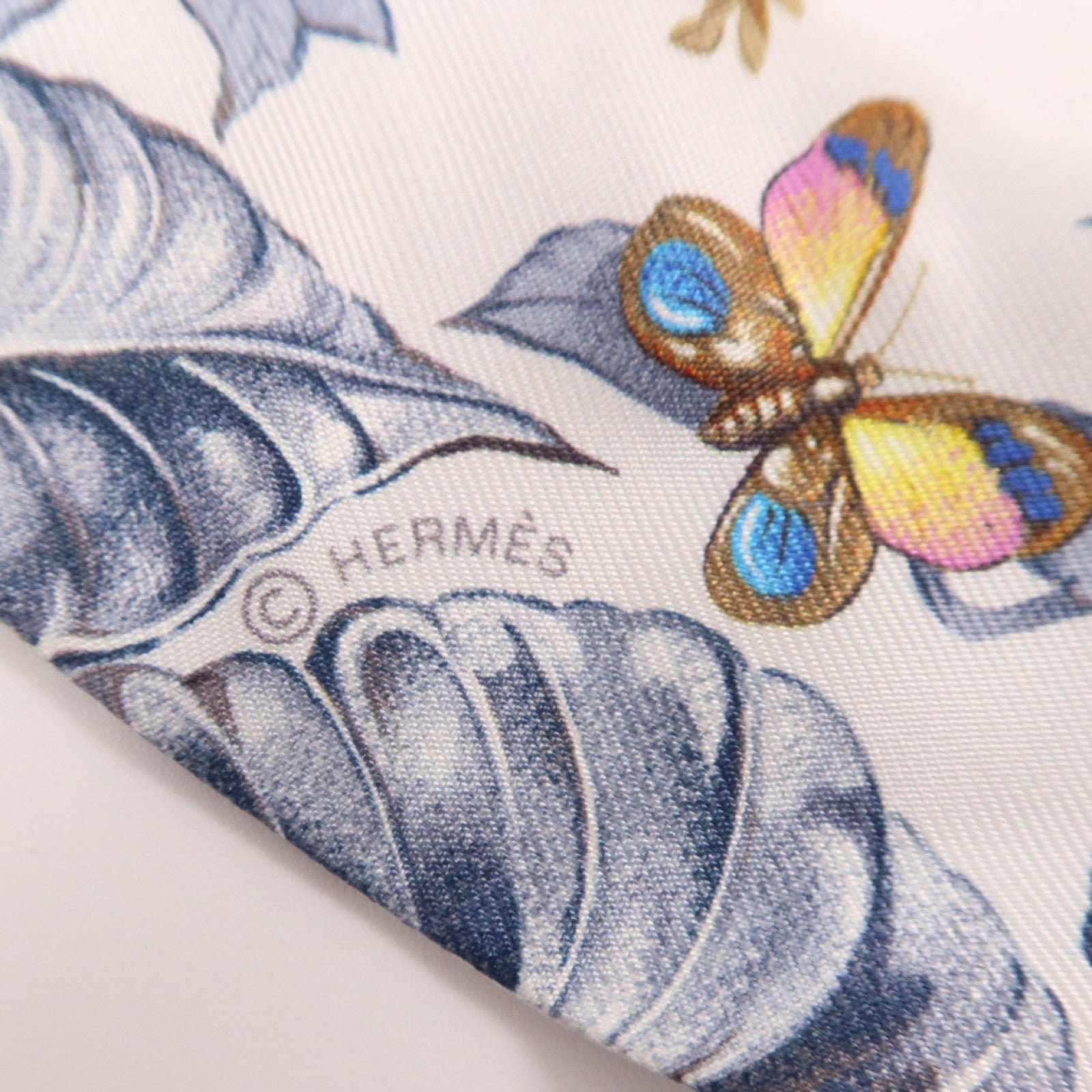 HERMES 絲質Twilly絲巾