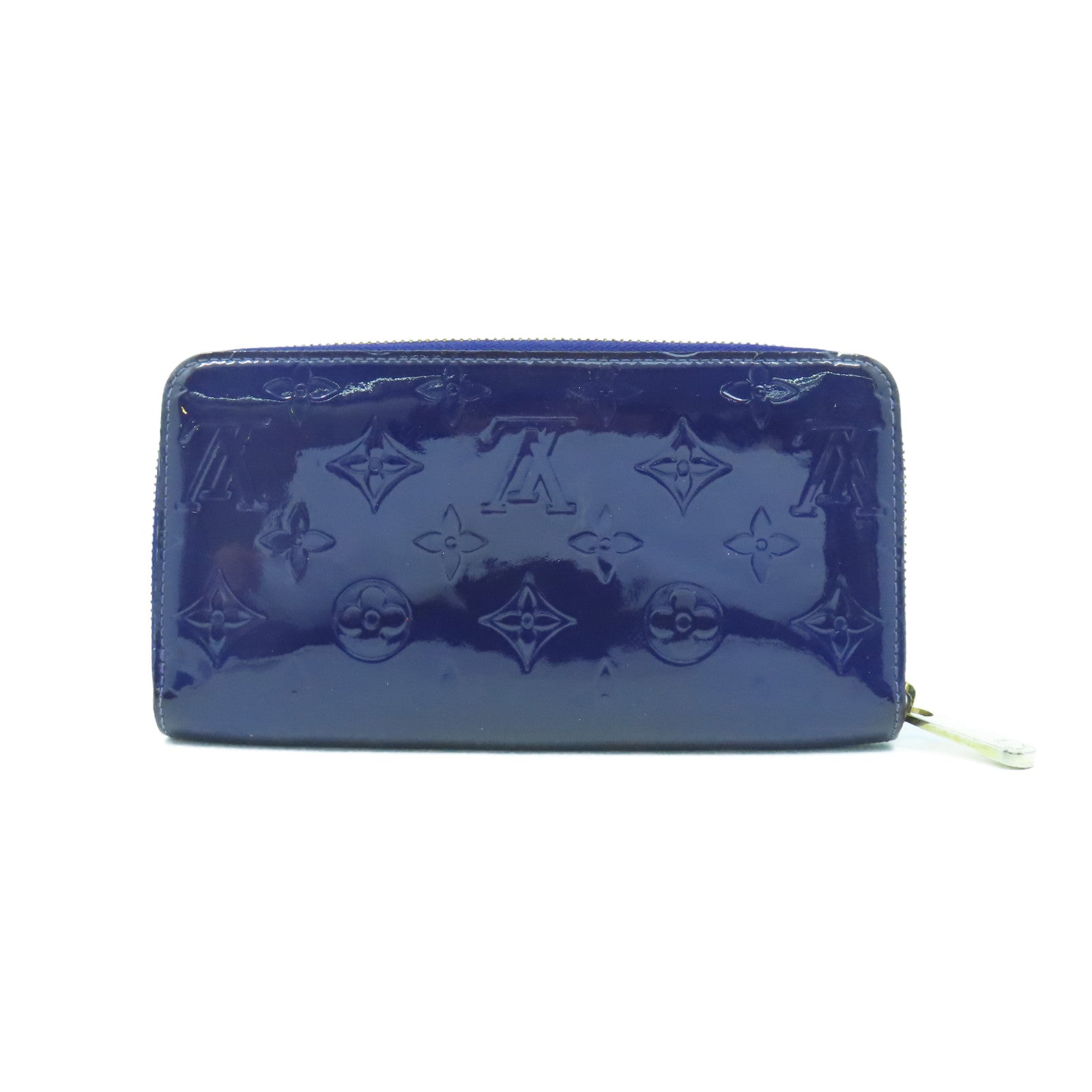 LOUIS VUITTON 【清倉大減價】Monogram Vernis Wallet金扣長錢包紫色