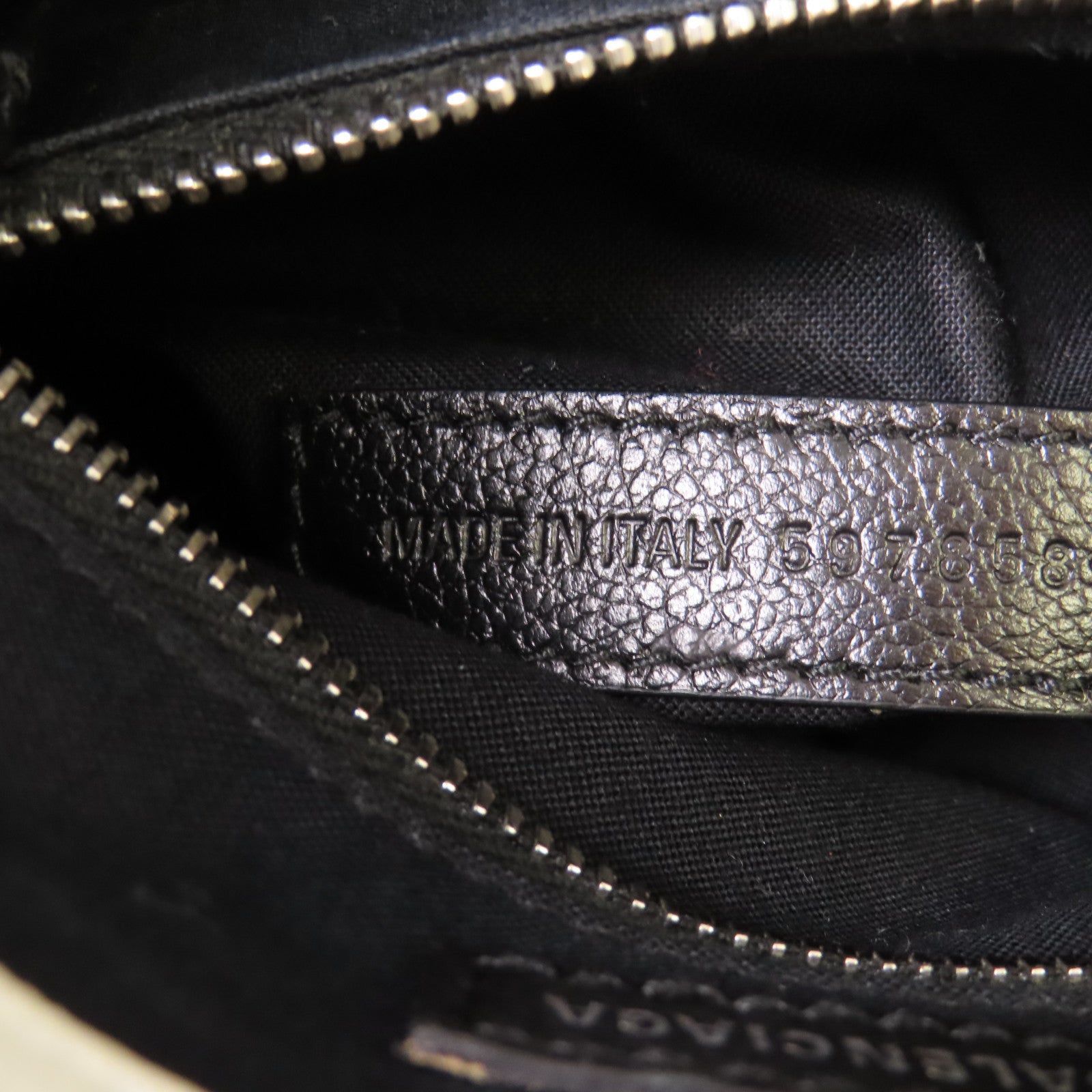 BALENCIAGA SHW Shopping Tote XXS 2 Way Shoulder Bag 597858 Leather White