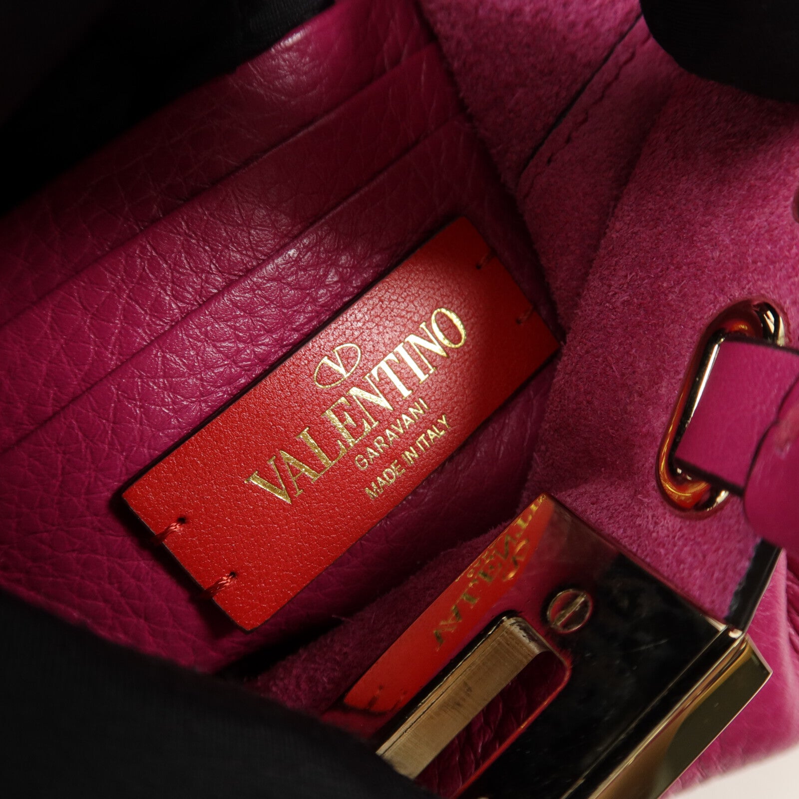 Valentino 牛皮皮革Bucket Bag手挽肩背兩用袋