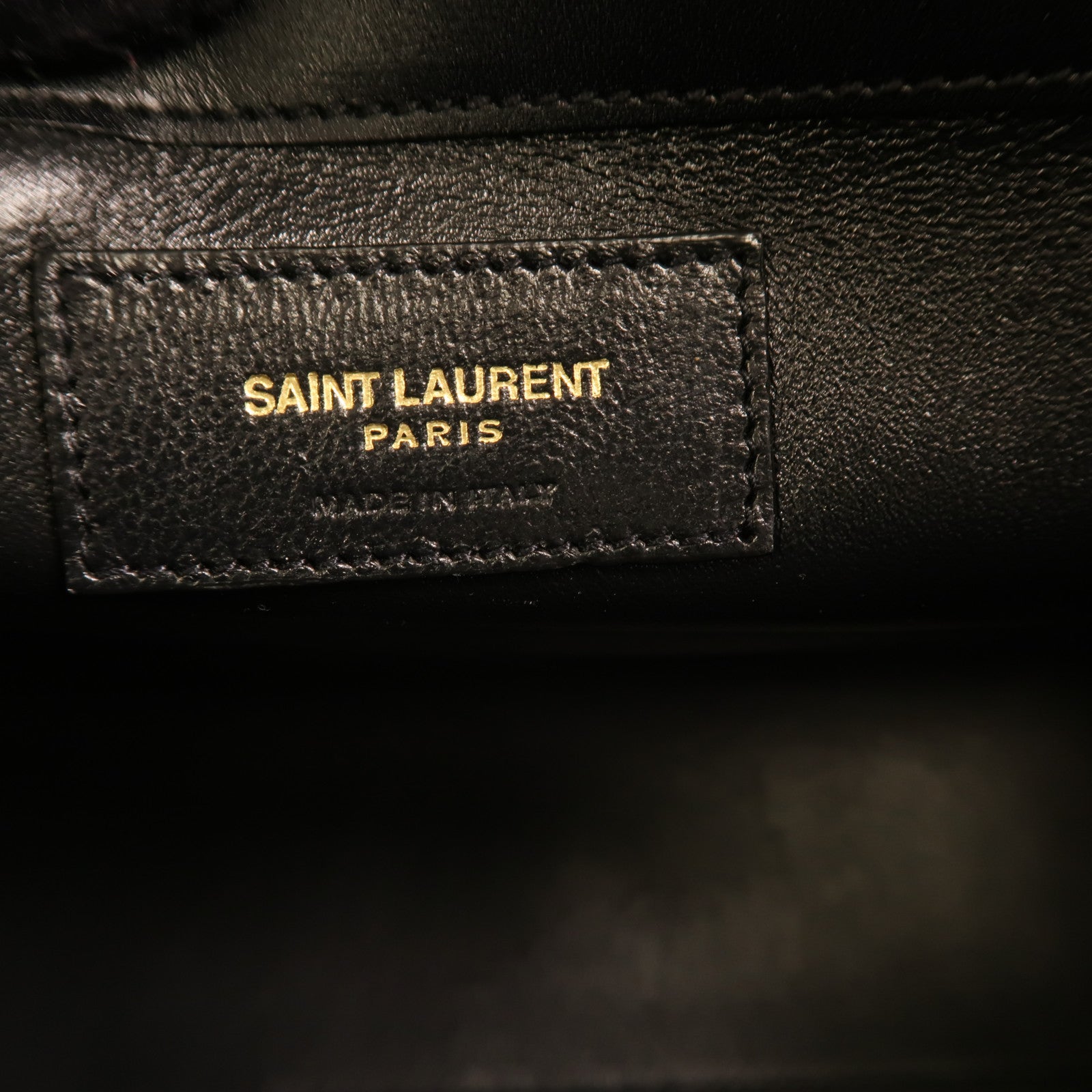 SAINT LAURENT 牛皮皮革Manhattan金扣手挽肩背兩用袋