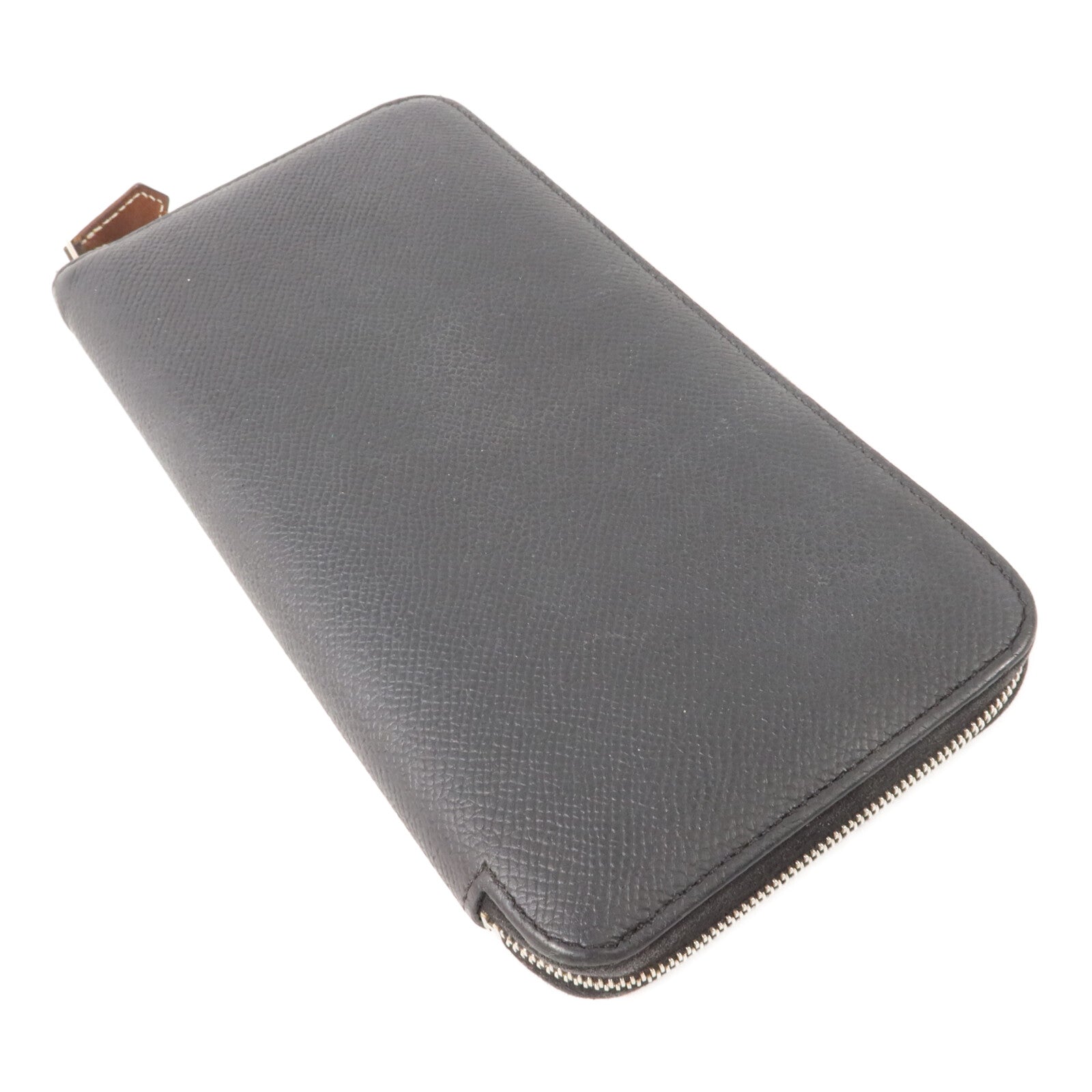 HERMES Epsom皮革Silk In Wallet長錢包Noir
