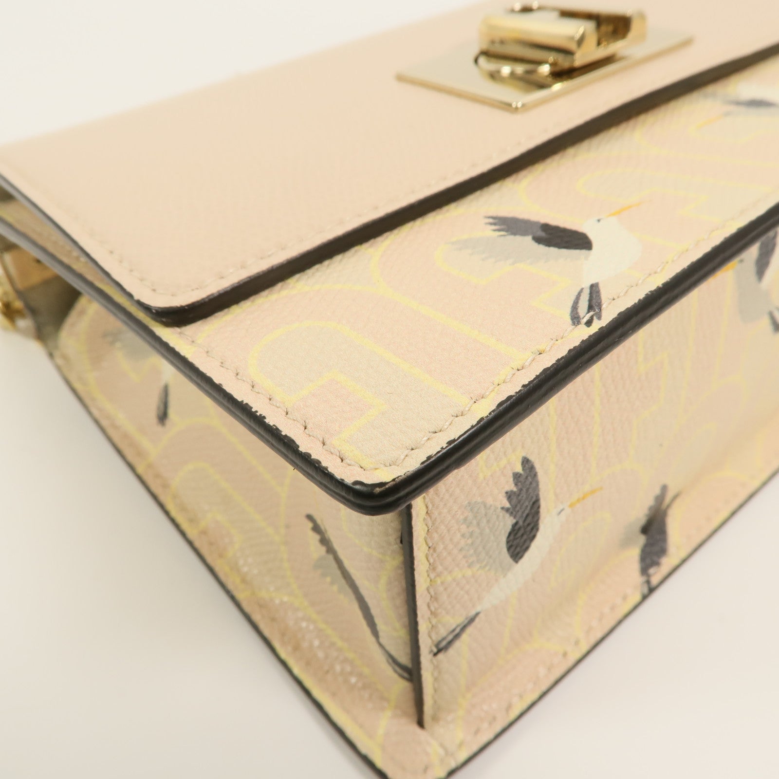 Furla 牛皮皮革1927 Crossbody Bag鏈帶肩背袋