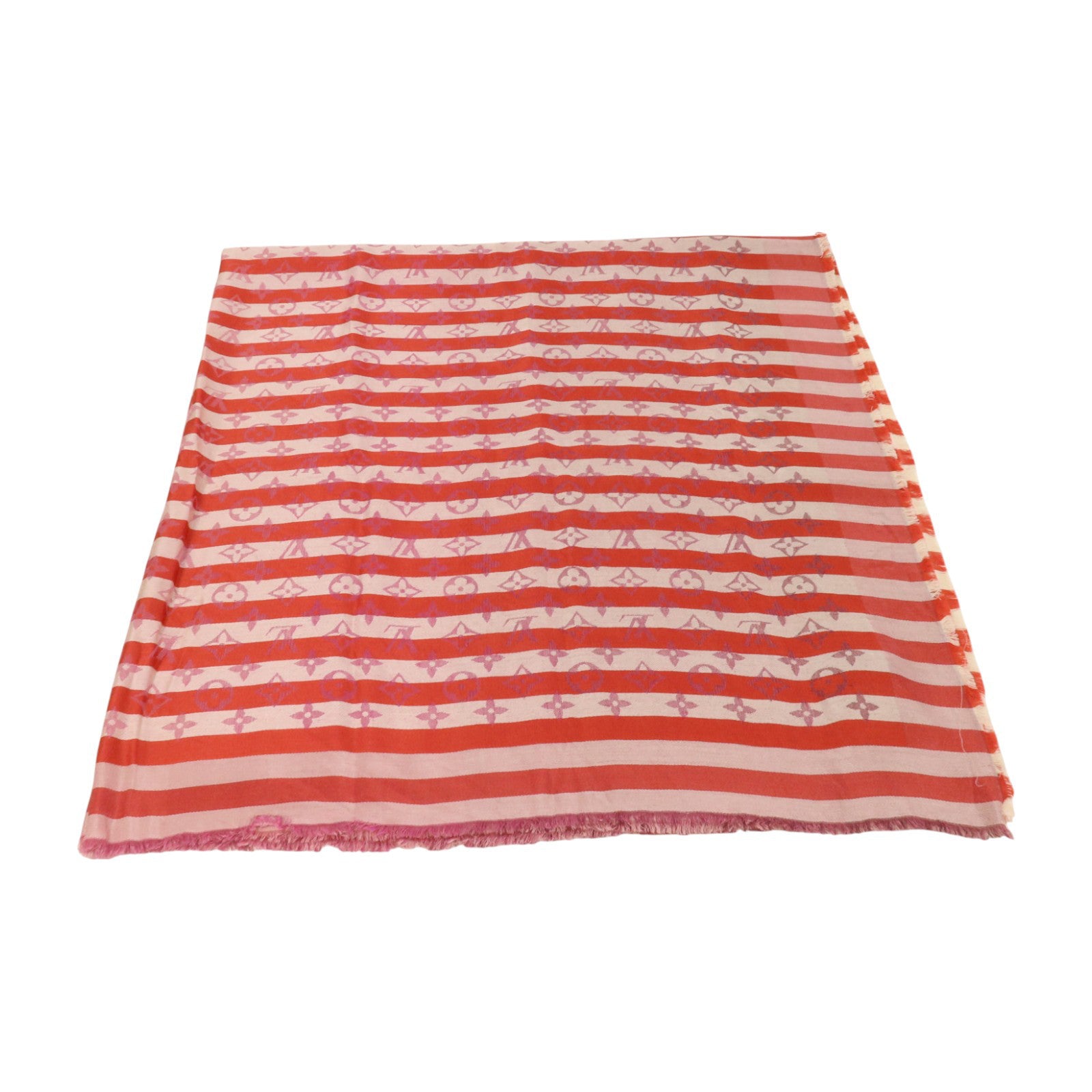 LOUIS VUITTON 絲質Scarf 140x135cm絲巾