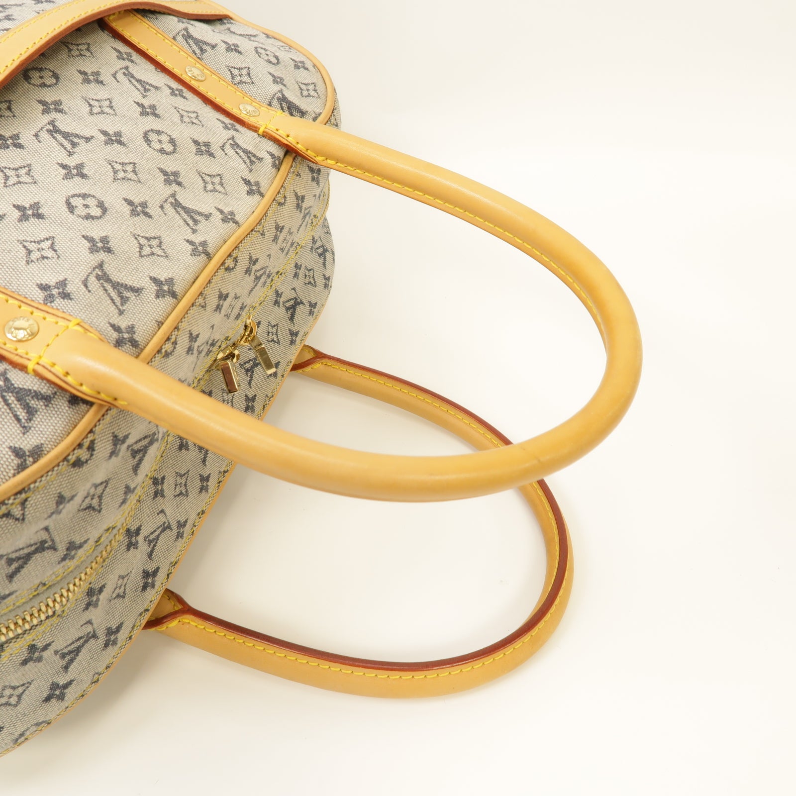 LOUIS VUITTON 【激減優惠】Monogram Mini Marie Hand Bag金扣肩背袋藍色