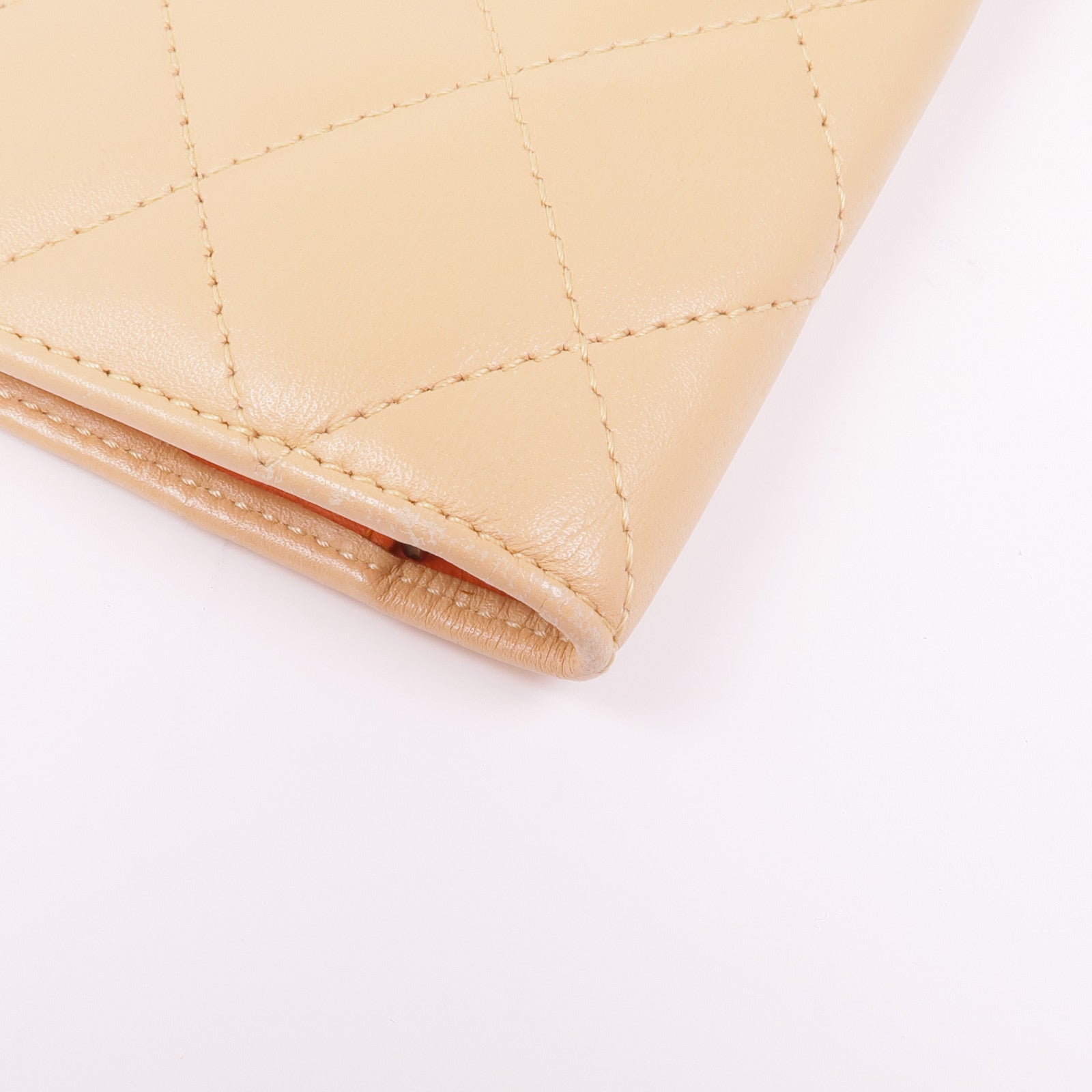 CHANEL 牛皮皮革Cambon Long Wallet銀扣長錢包