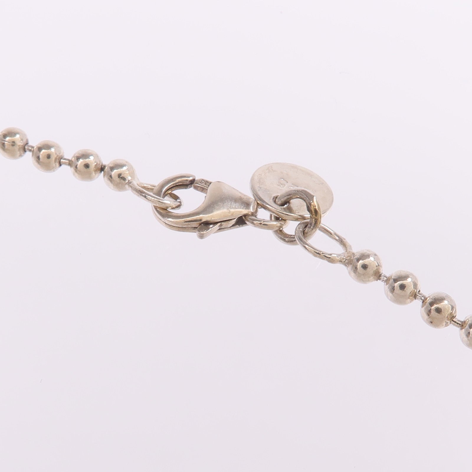 TIFFANY＆CO 925純銀Round Disc Necklace項鍊