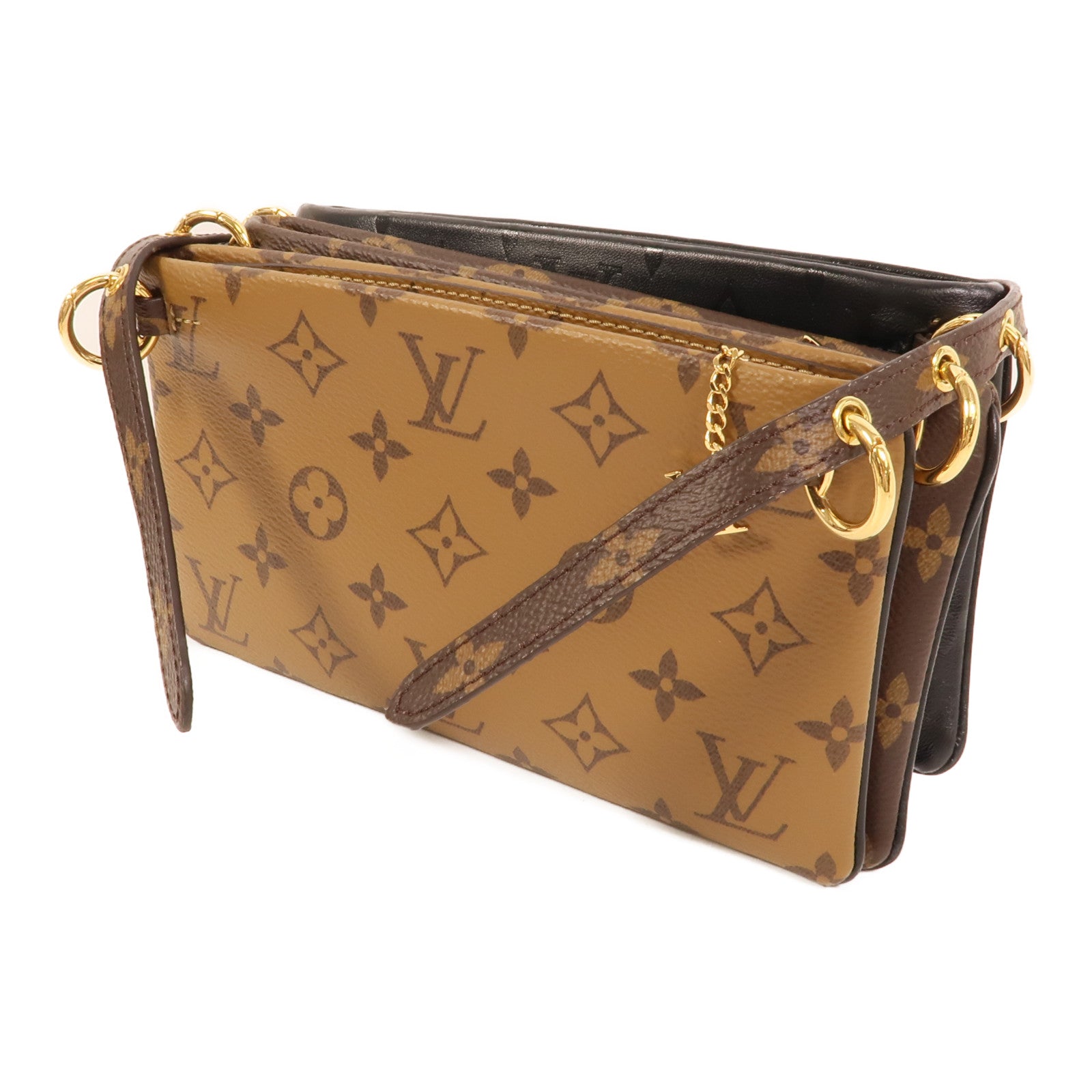 LOUIS VUITTON Mono-Reverse Pochette LV3肩背袋