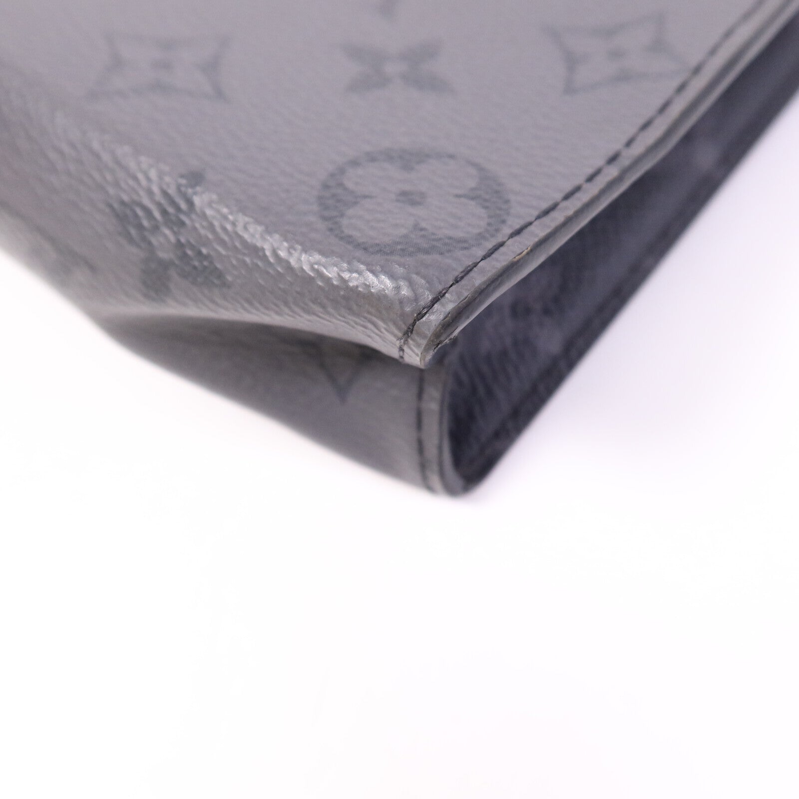 LOUIS VUITTON Monogram Pochette Voyage MM銀扣手拿包