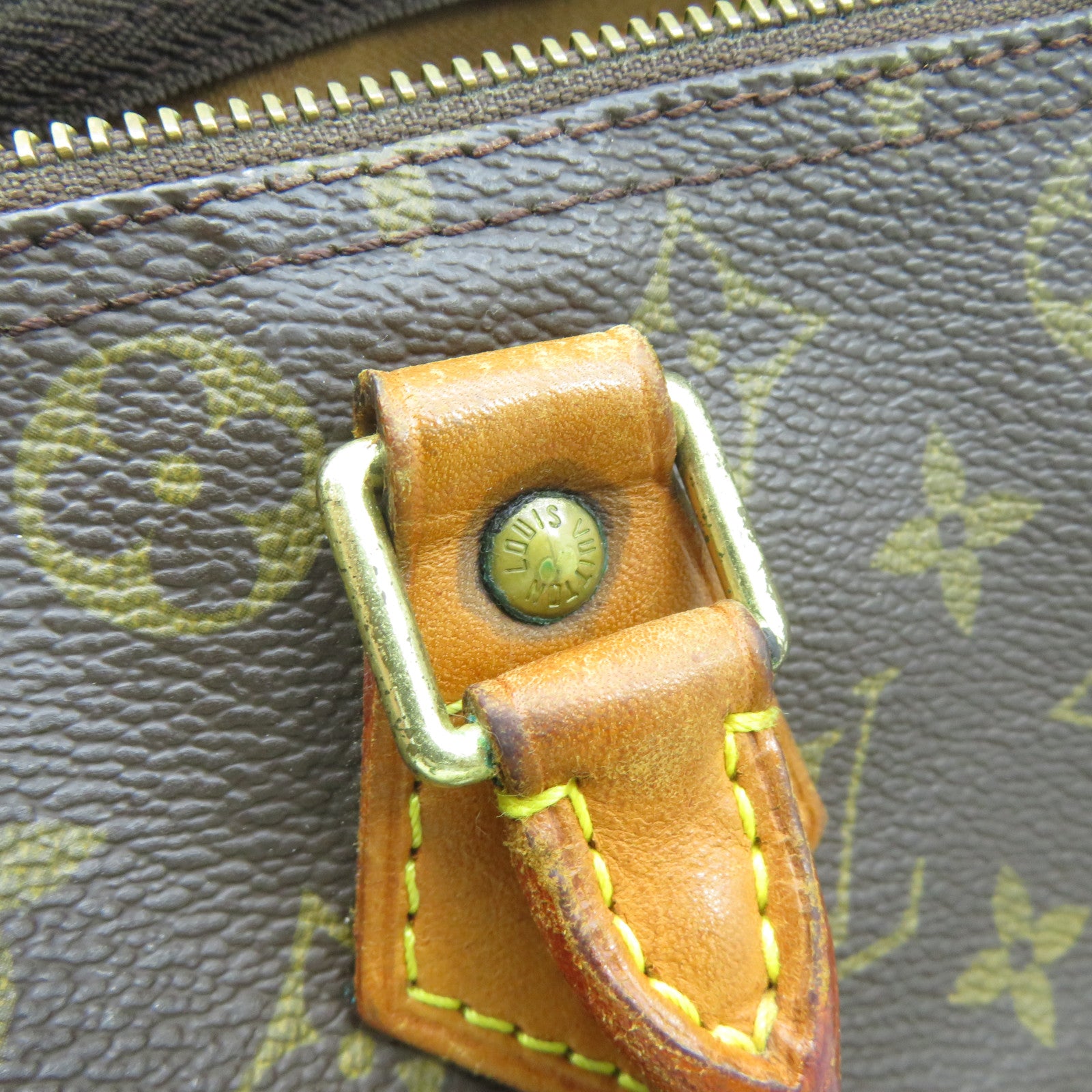 LOUIS VUITTON 【激減優惠】Monogram Speedy 30金扣手挽袋啡色