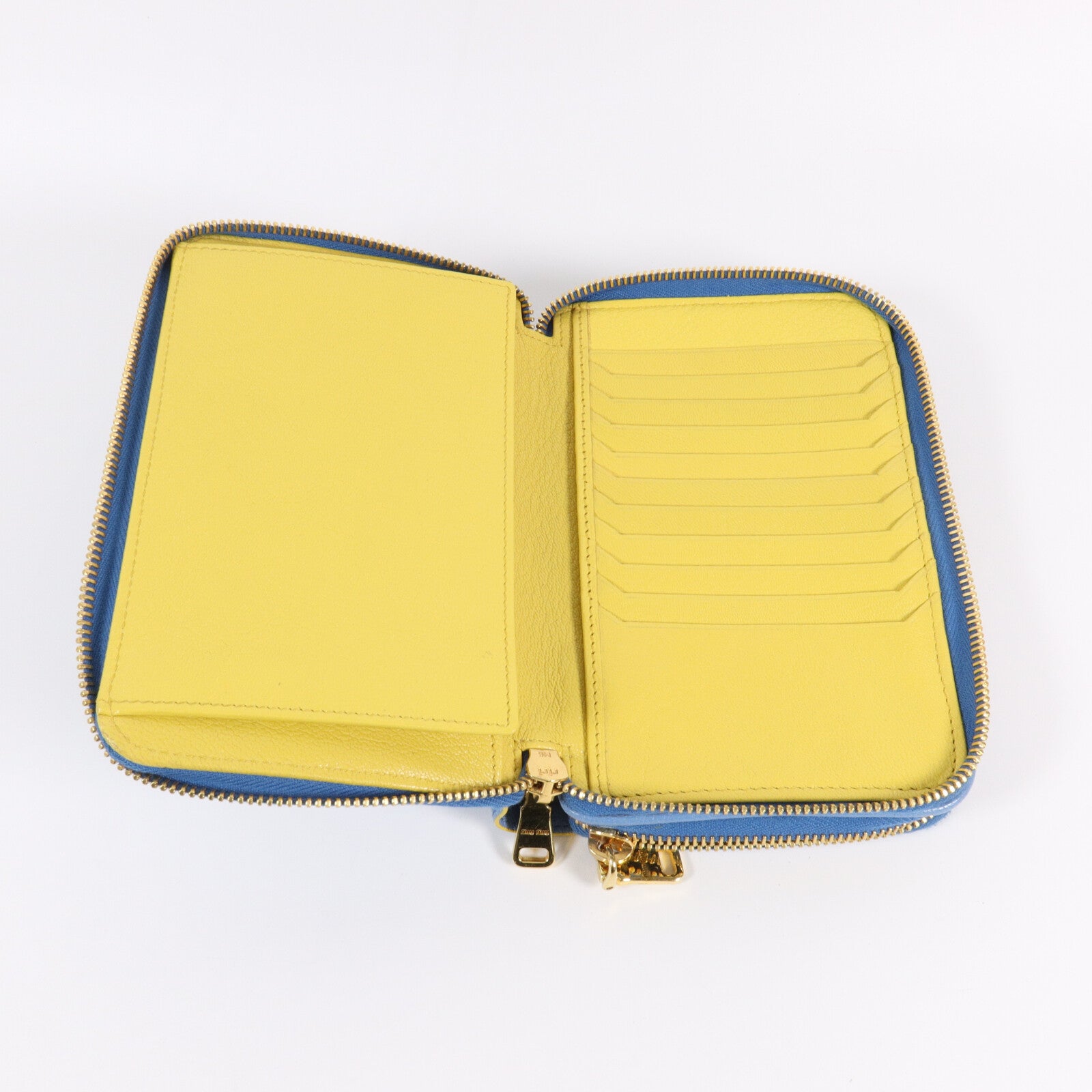 Miu Miu 牛皮皮革Zipper Long Wallet長錢包