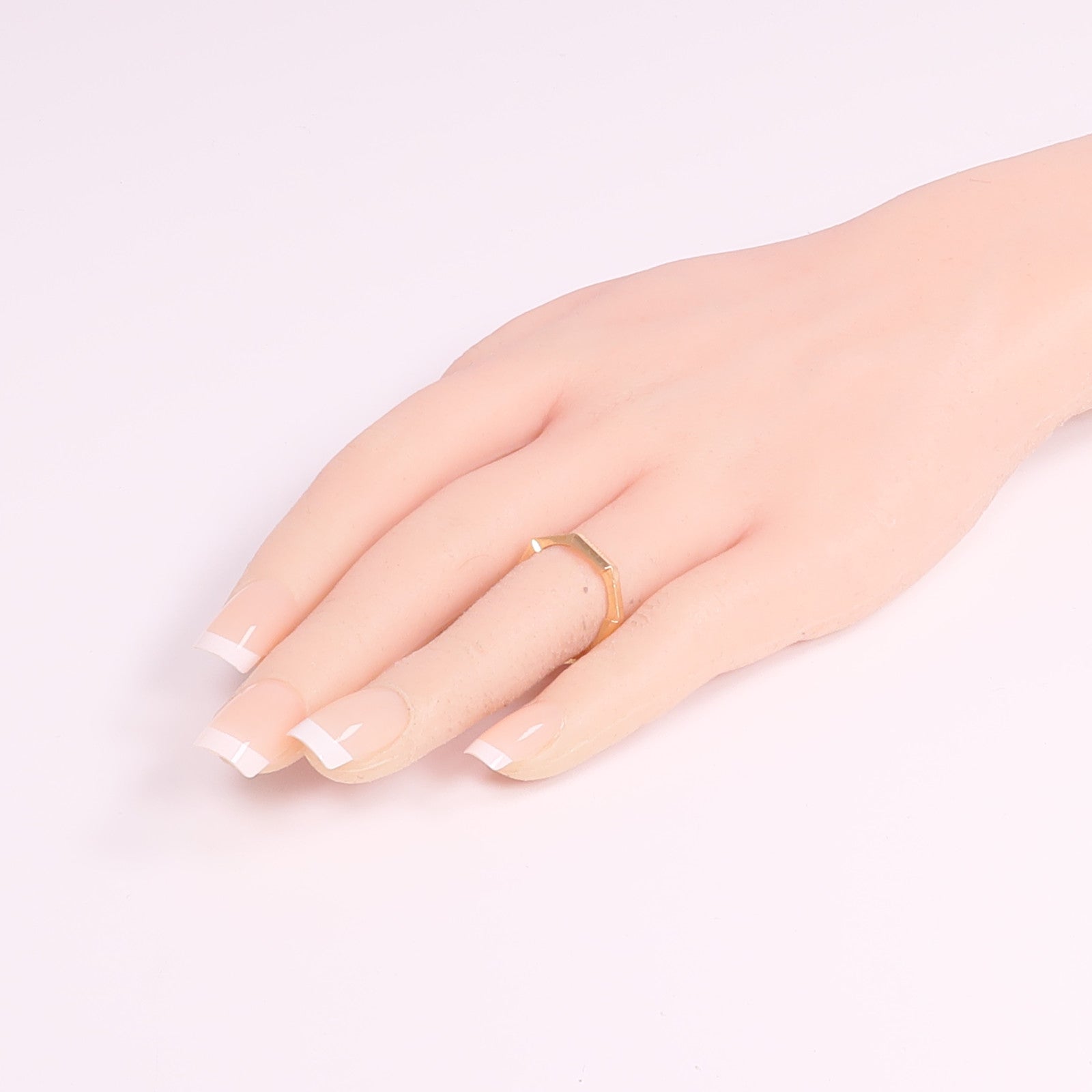 GUCCI 18K玫瑰金Link To Love Ring戒指