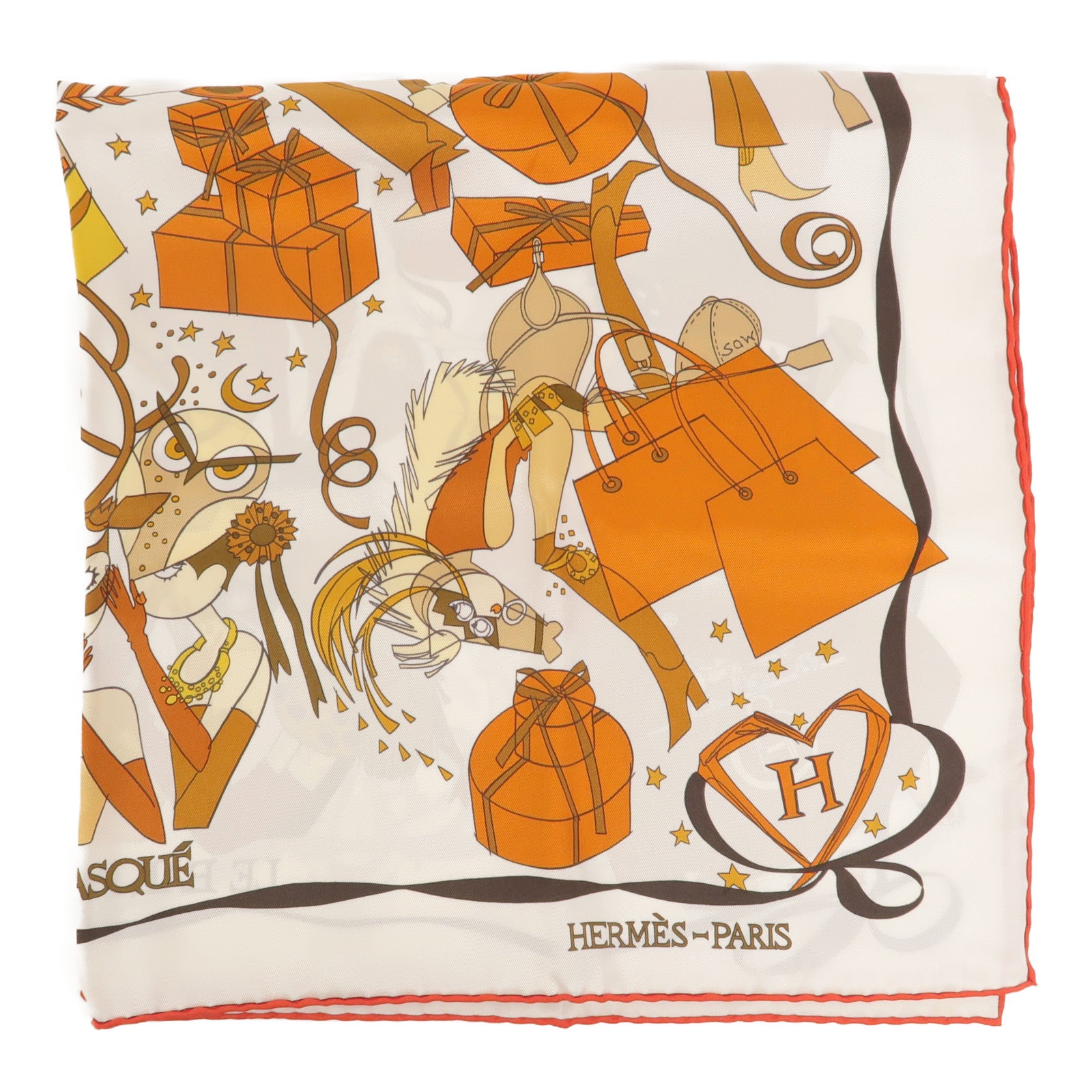 HERMES 絲質Scarf 65x65絲巾