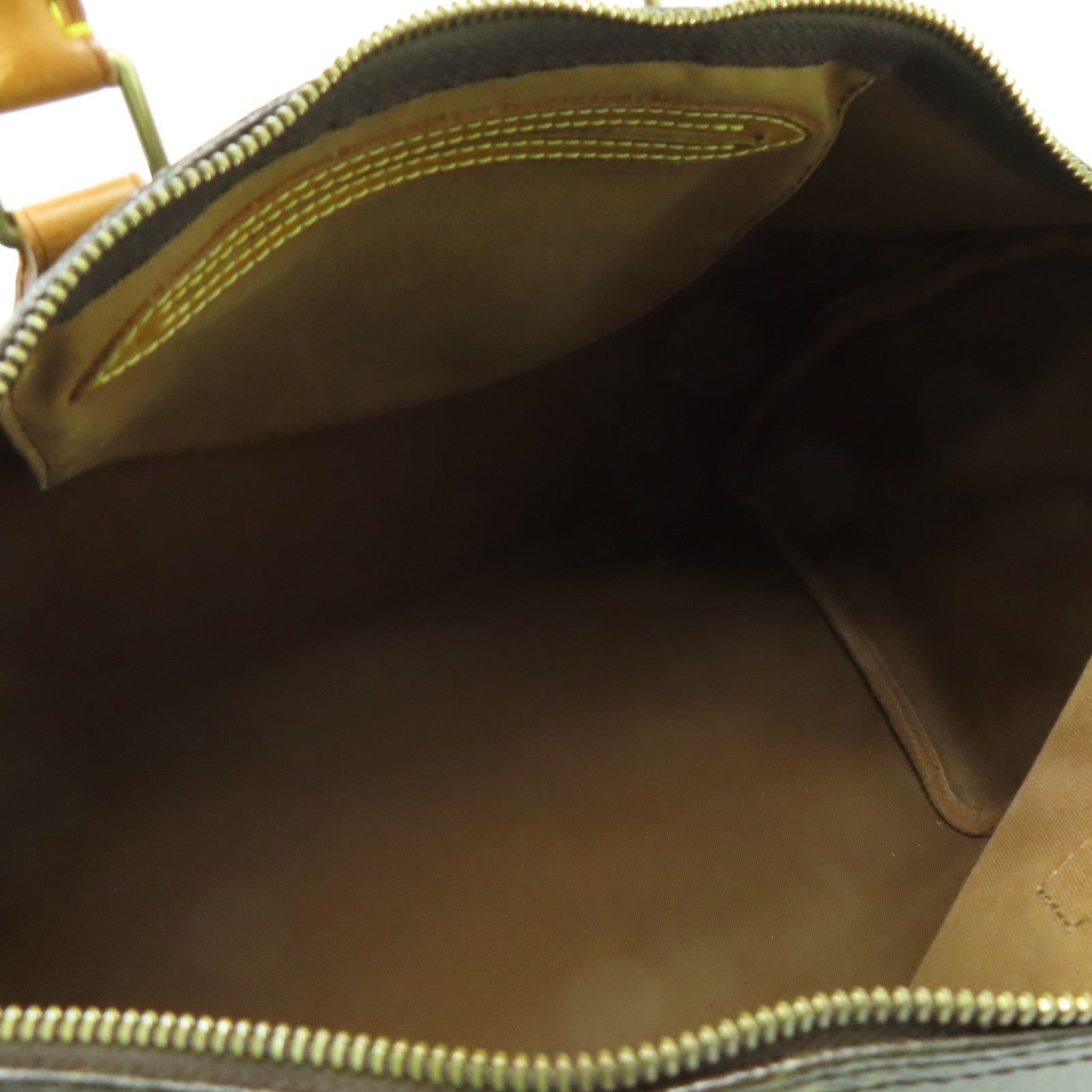 LOUIS VUITTON 【清倉大減價】Monogram Speedy 35金扣手挽袋棕色