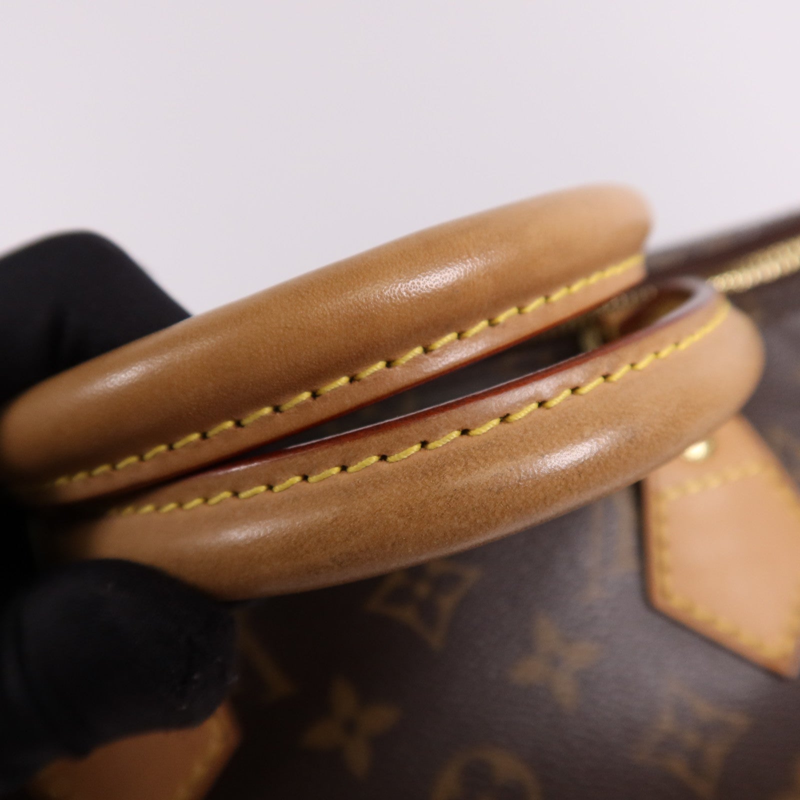 LOUIS VUITTON Monogram Speedy 35金扣手挽袋