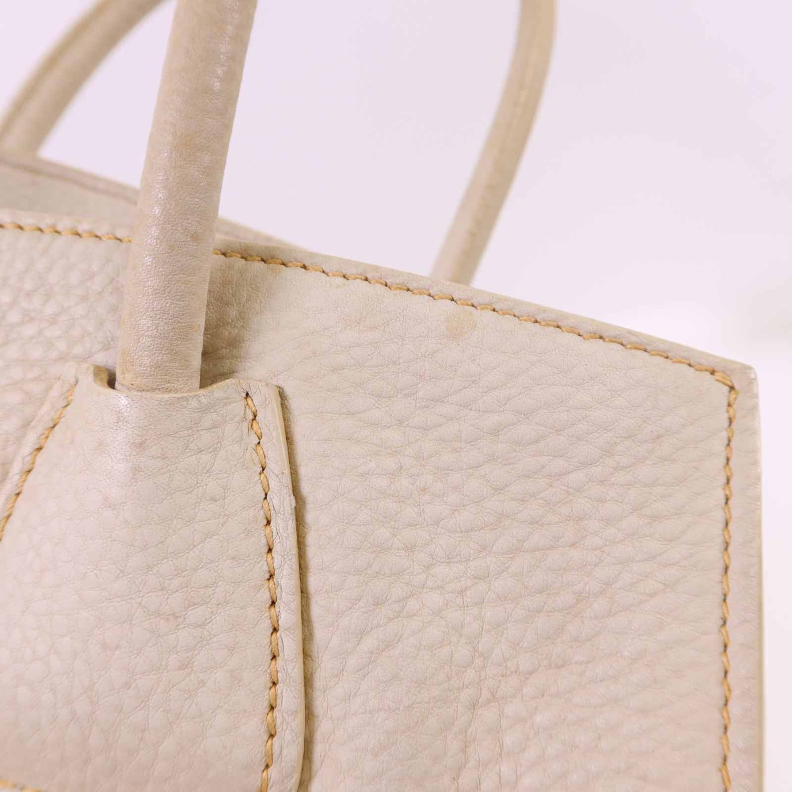 PRADA 牛皮皮革2 Way Shoulder Bag金扣手挽肩背兩用袋