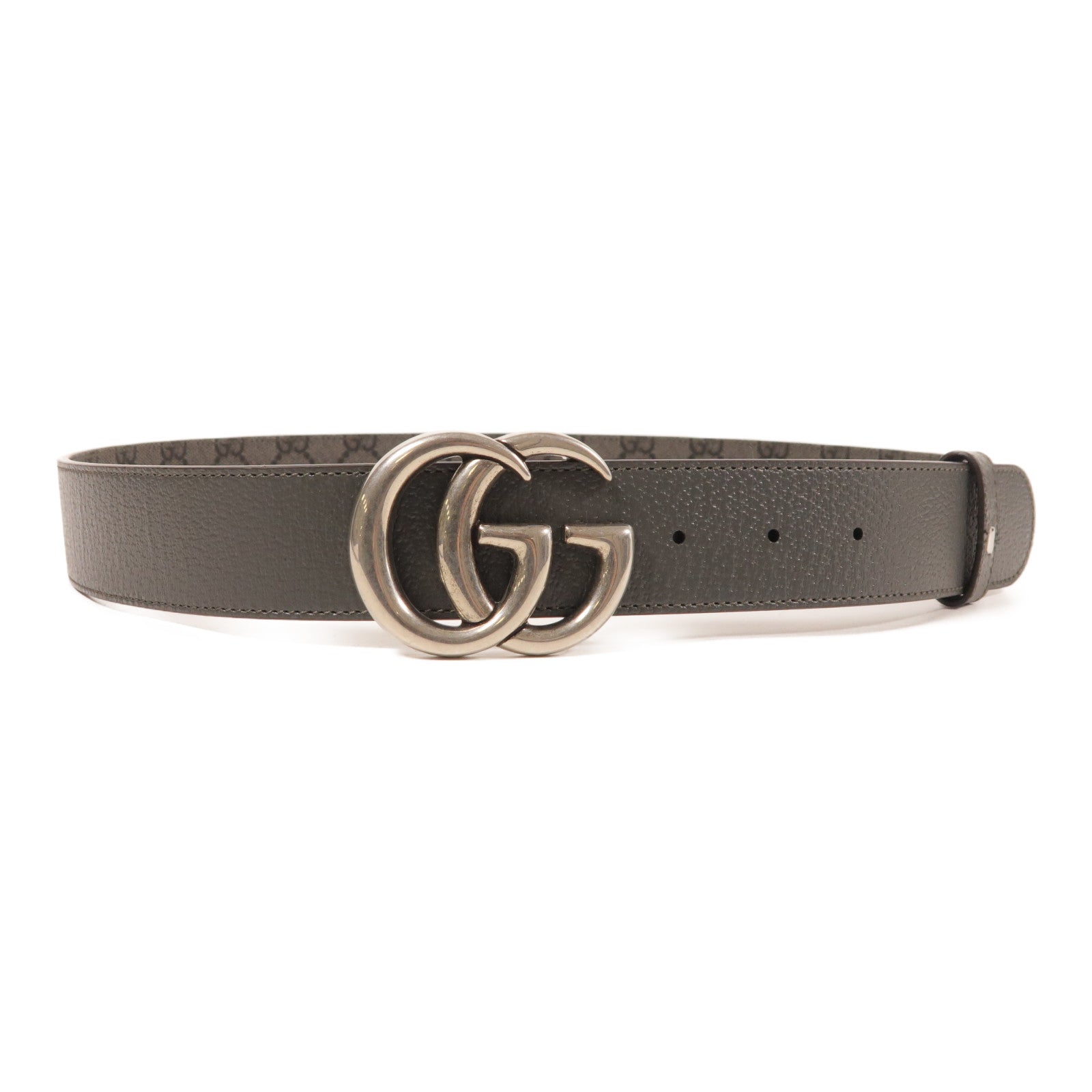GUCCI 塗層帆布GG Marmont Reversible Belt皮帶