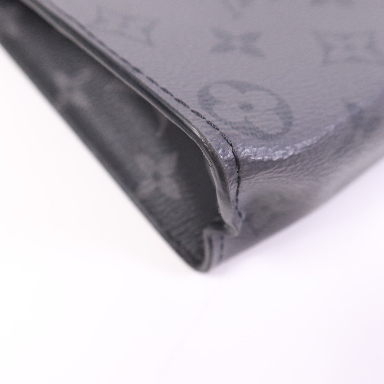 LOUIS VUITTON Monogram Pochette Voyage MM銀扣手拿包