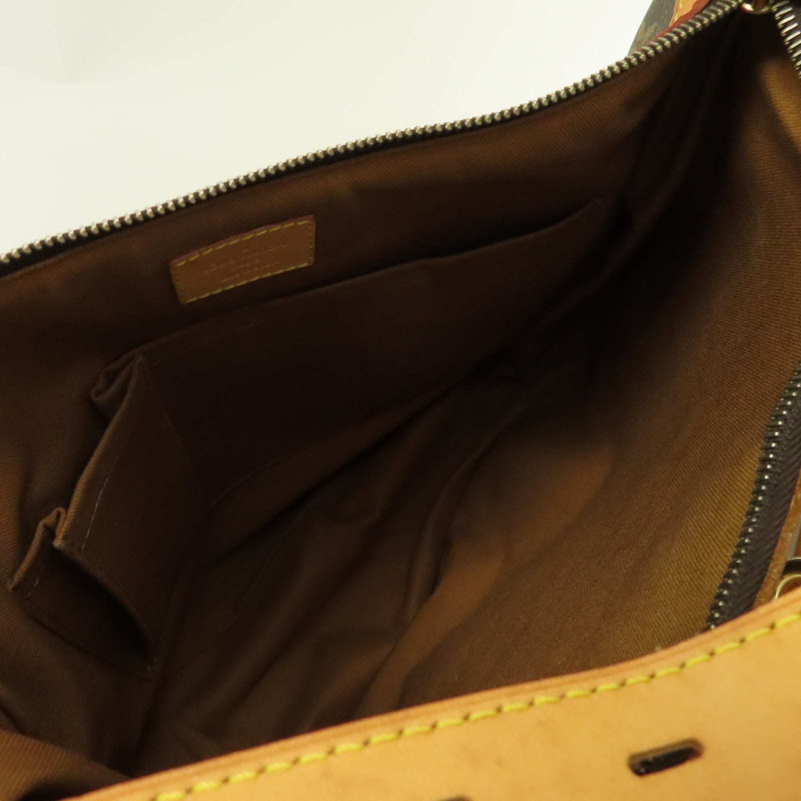 LOUIS VUITTON Monogram Tulum GM金扣肩背袋啡色