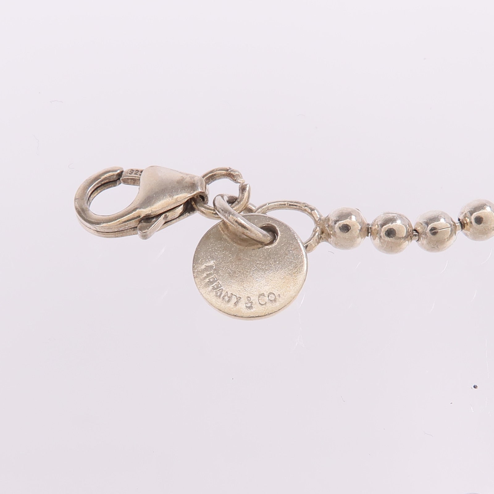 TIFFANY＆CO 925純銀Round Disc Necklace項鍊