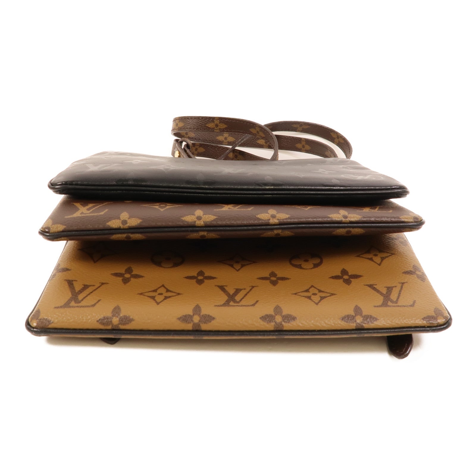 LOUIS VUITTON Mono-Reverse Pochette LV3肩背袋