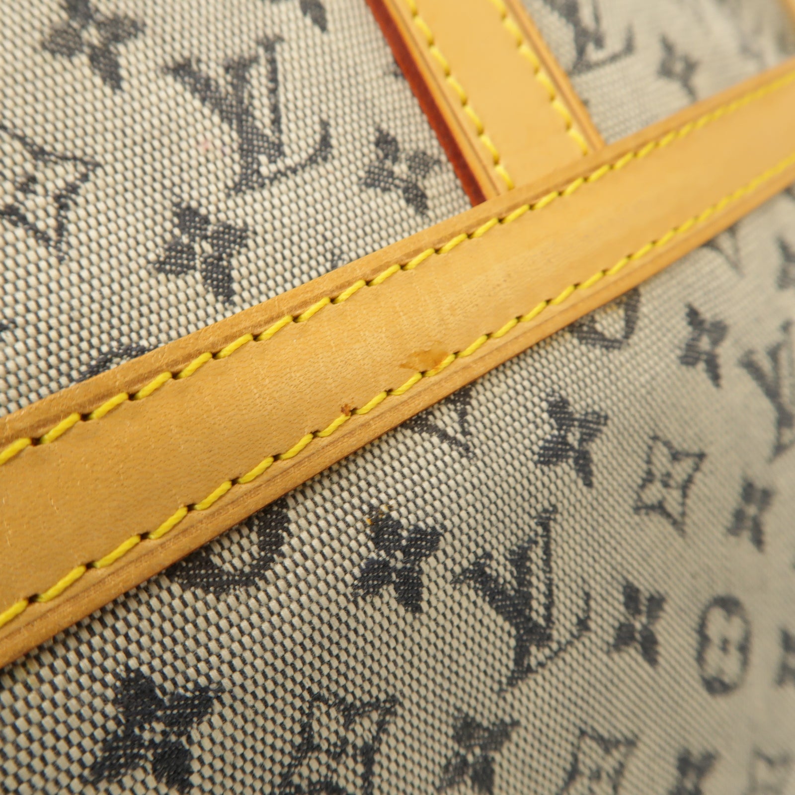 LOUIS VUITTON 【激減優惠】Monogram Mini Marie Hand Bag金扣肩背袋藍色