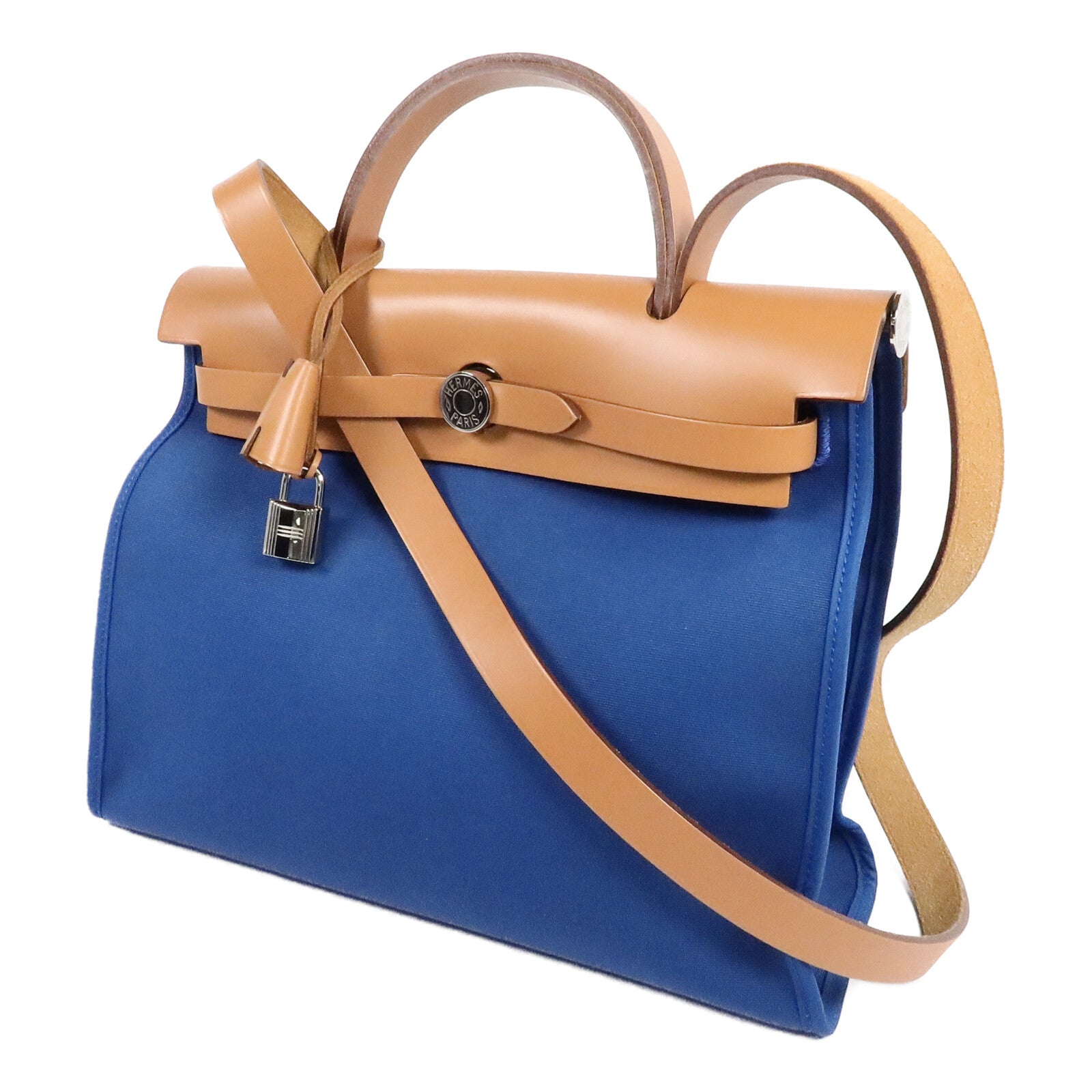 HERMES 帆布Herbag PM手挽肩背兩用袋